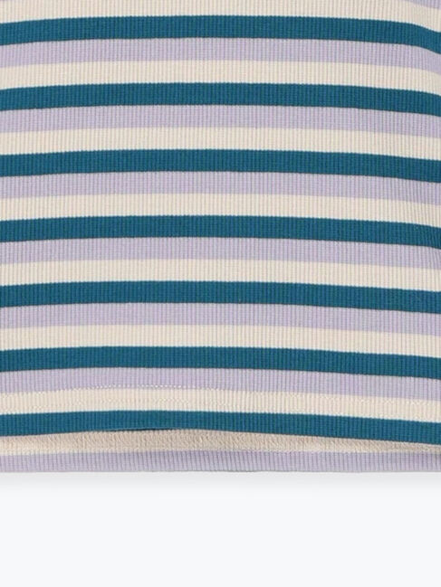 Samansa Mos2 Lagom「テレコボーダータートルネックカットソー」|Tシャツ・カットソー|