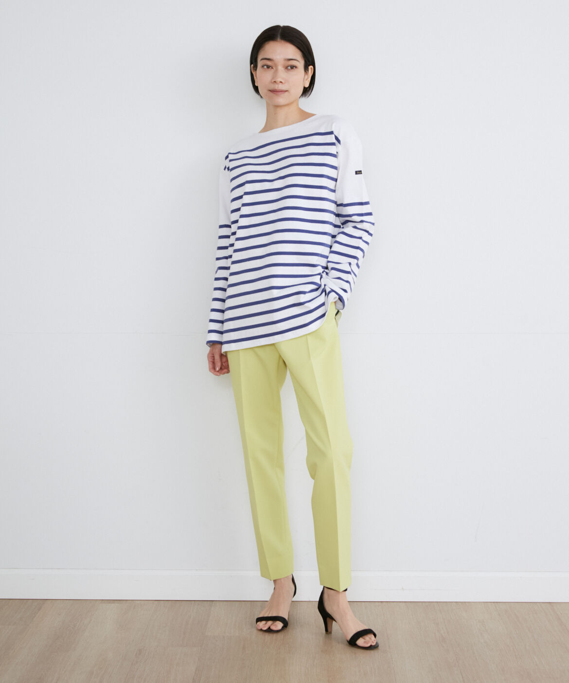 INED「《SUPERIOR CLOSET》JEANNEパネルボーダービッグTシャツ《Le minor》」|Tシャツ・カットソー|