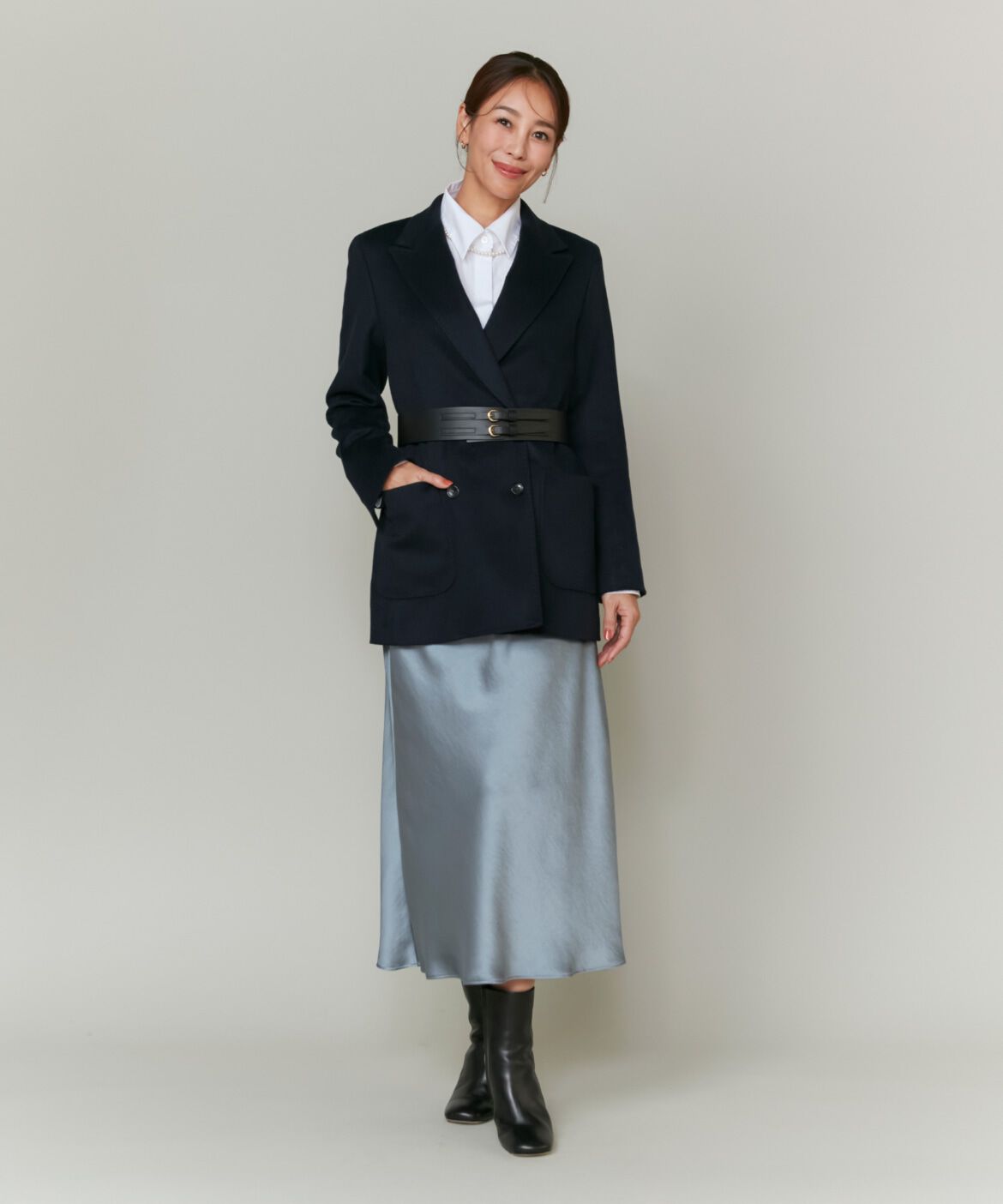 INED「《大草直子コラボ》カシミヤダブルブレストジャケット《COLOMBO》」|テーラードジャケット|