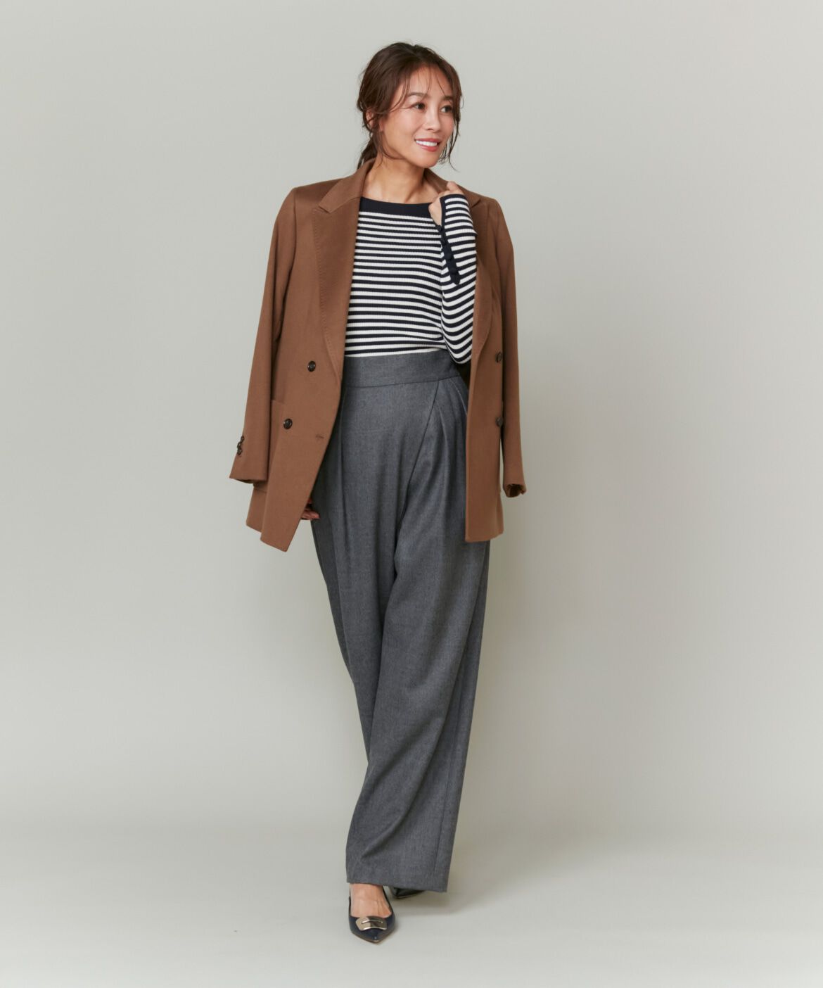 INED「《大草直子コラボ》カシミヤダブルブレストジャケット《COLOMBO》」|テーラードジャケット|