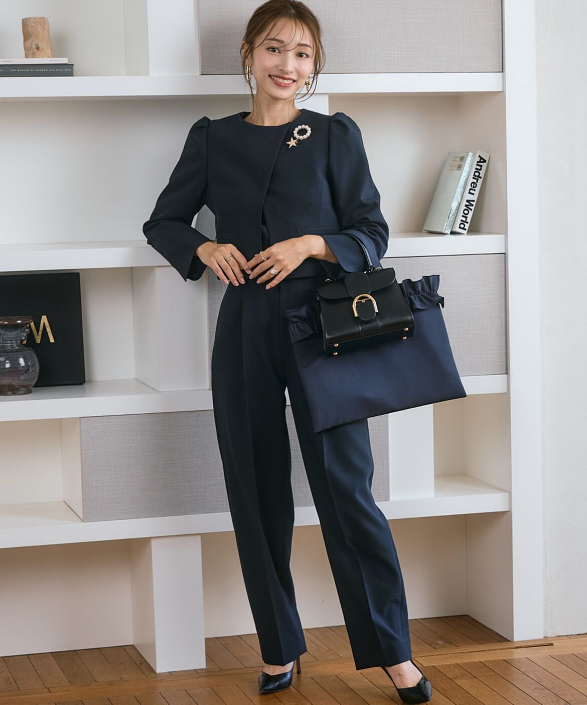 Maglie le cassetto「《M Maglie le cassetto&times;吉田理紗》アシメショートジャケット」|その他|