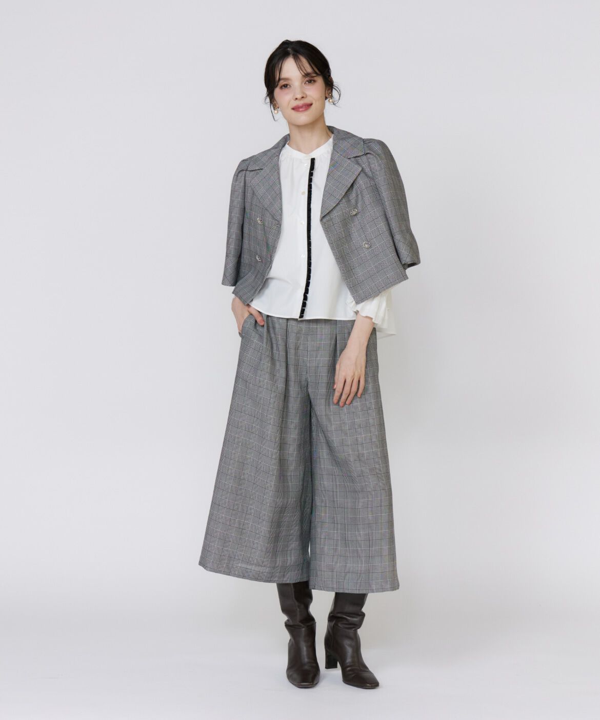 Maglie le cassetto「グレンチェックスカンツ」|その他|