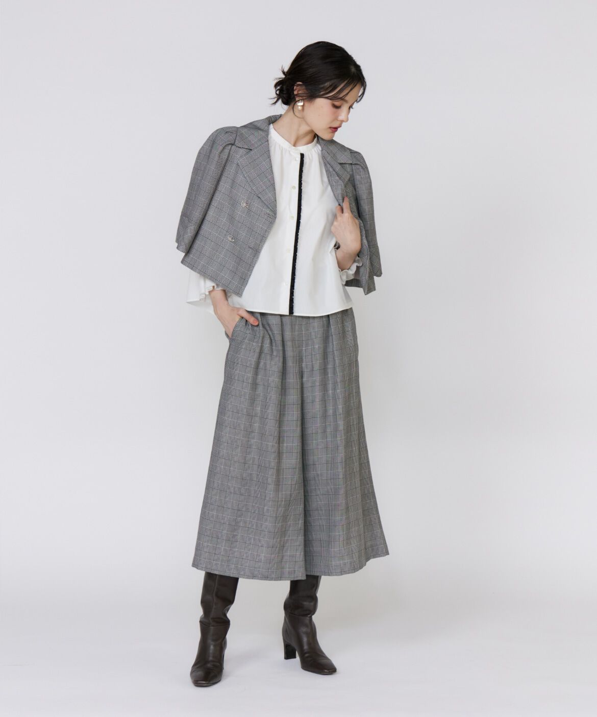 Maglie le cassetto「グレンチェックスカンツ」|その他|