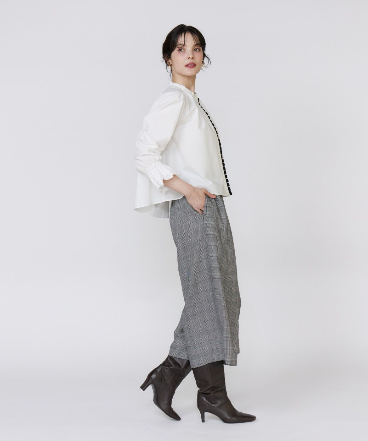 Maglie le cassetto「グレンチェックスカンツ」|その他|