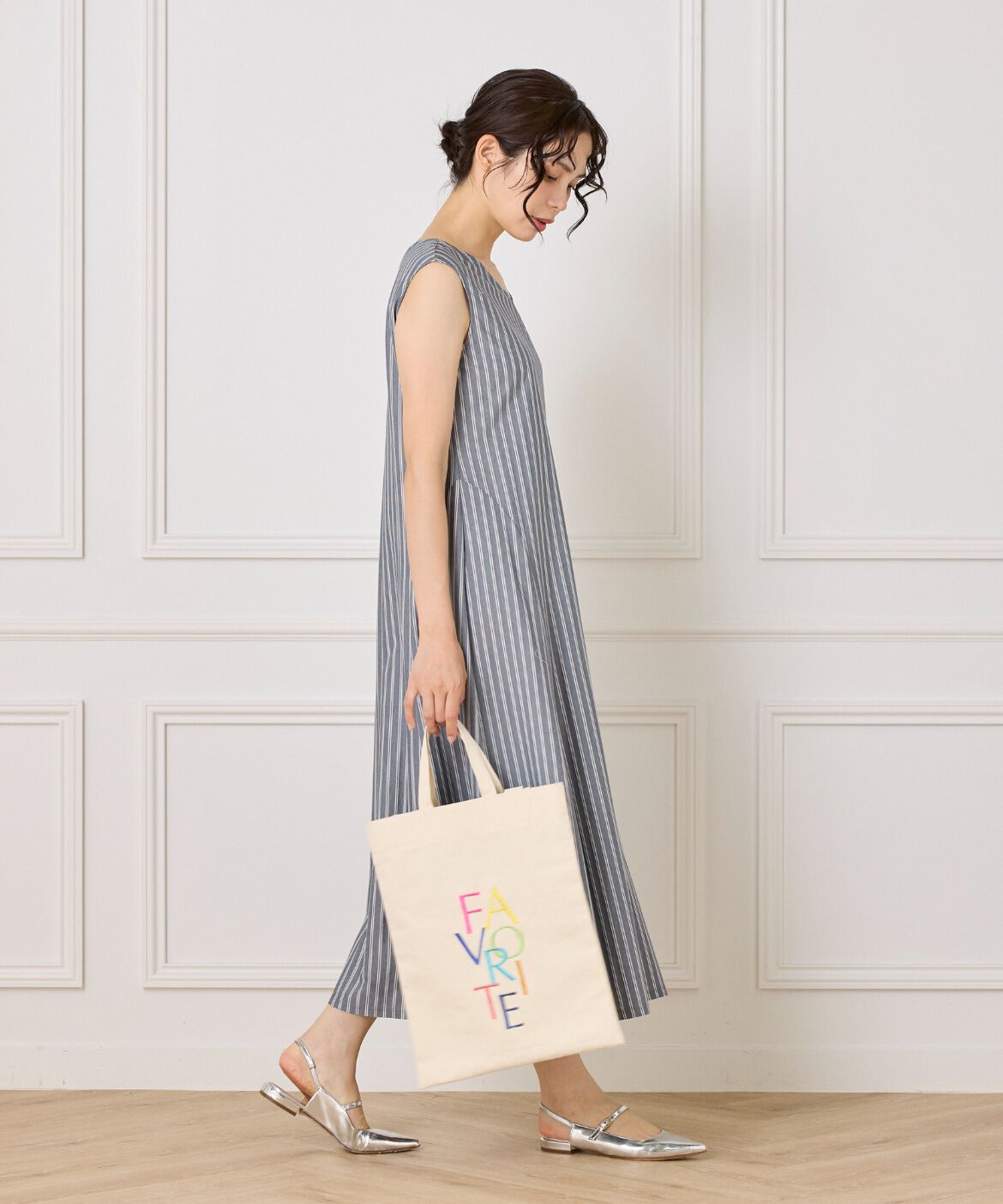 FAVORITE SUKINAMONO「《RAINBOW COLLECTION》刺繍ロゴキャンバストート」|トートバッグ|