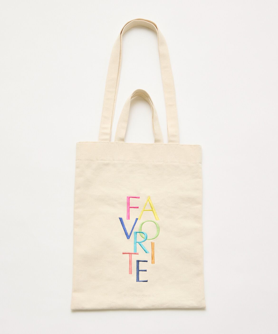 FAVORITE SUKINAMONO「《RAINBOW COLLECTION》刺繍ロゴキャンバストート」|トートバッグ|