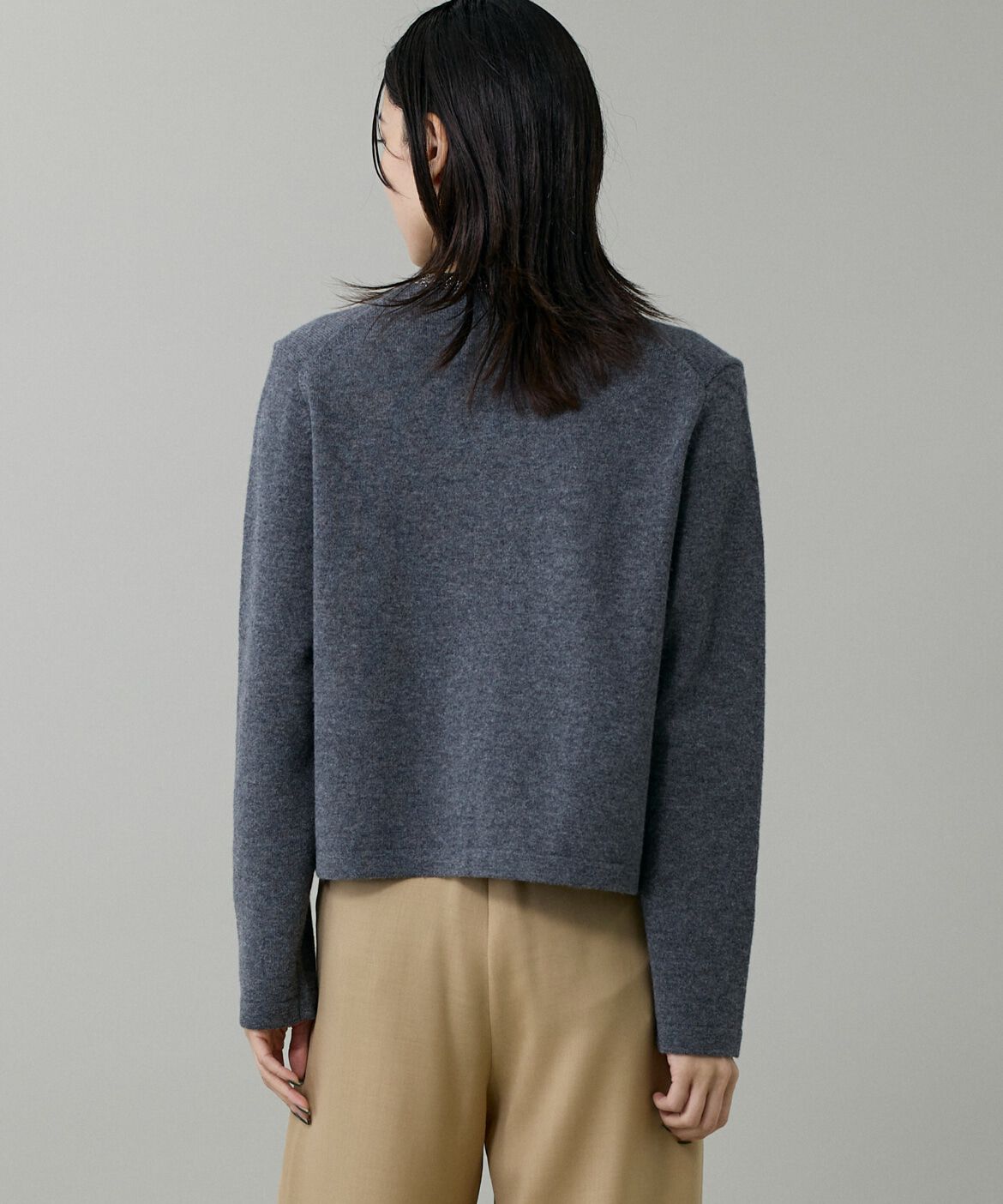 INED「クルーネックカーディガン」|カーディガン|
