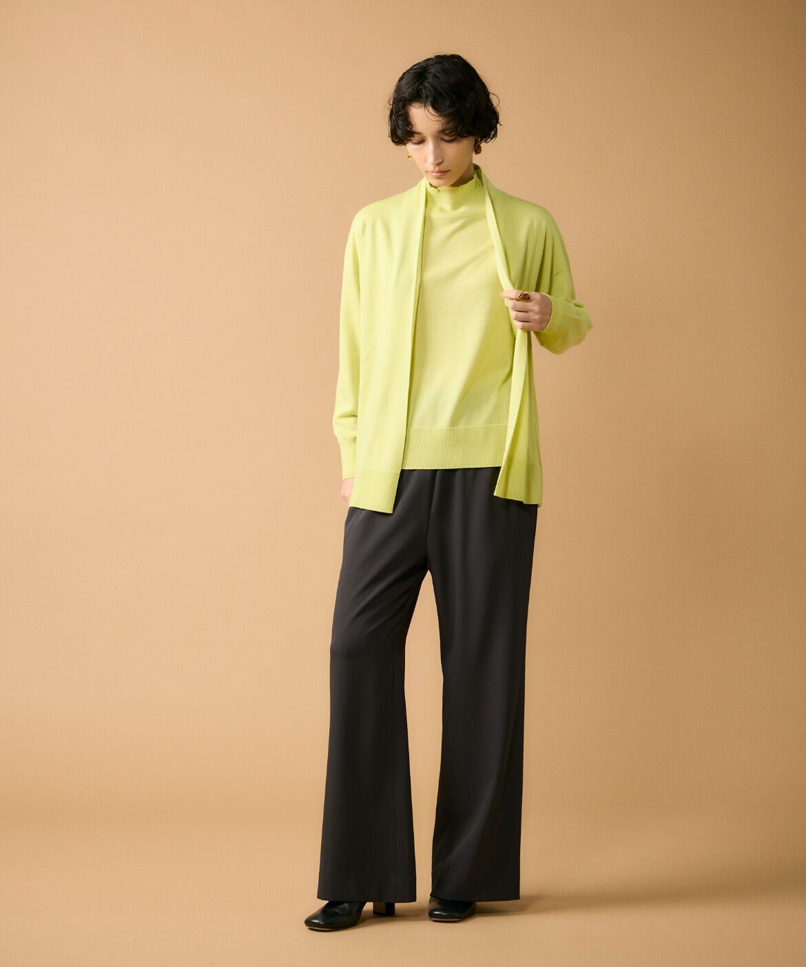 7-IDconcept.「ハイネックボリュームプルオーバー」|ニット・セーター|