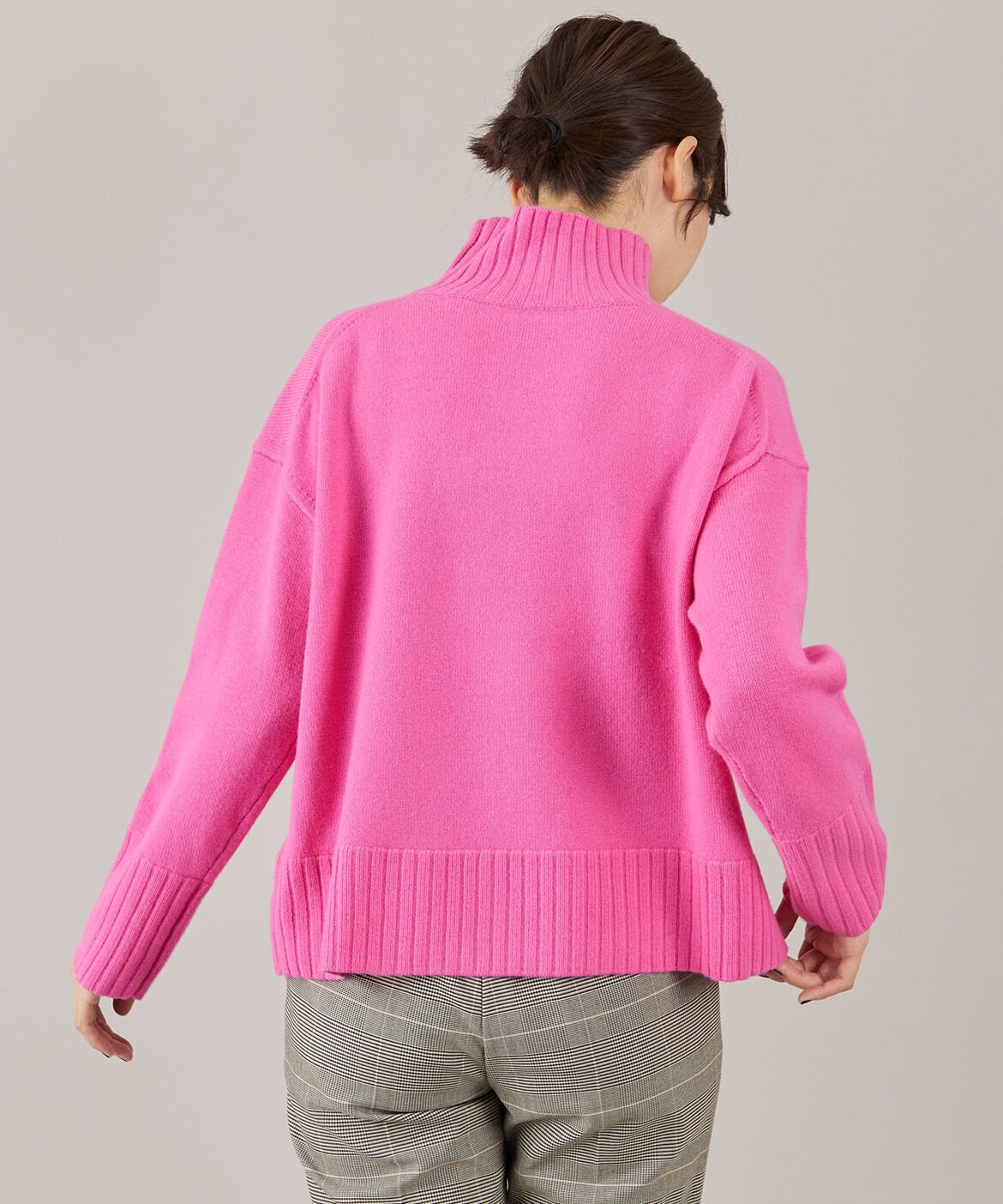 INED「ハイネックプルオーバーニット」|ニット・セーター|