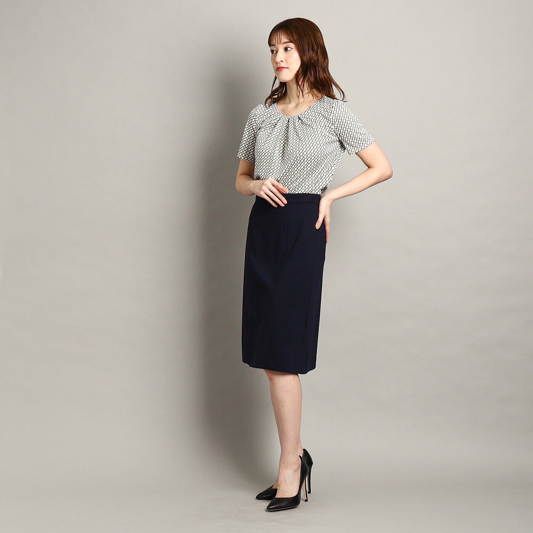 COUP DE CHANCE「【日本製/洗える】ストレッチ素材Ａラインスカート」|スカート|