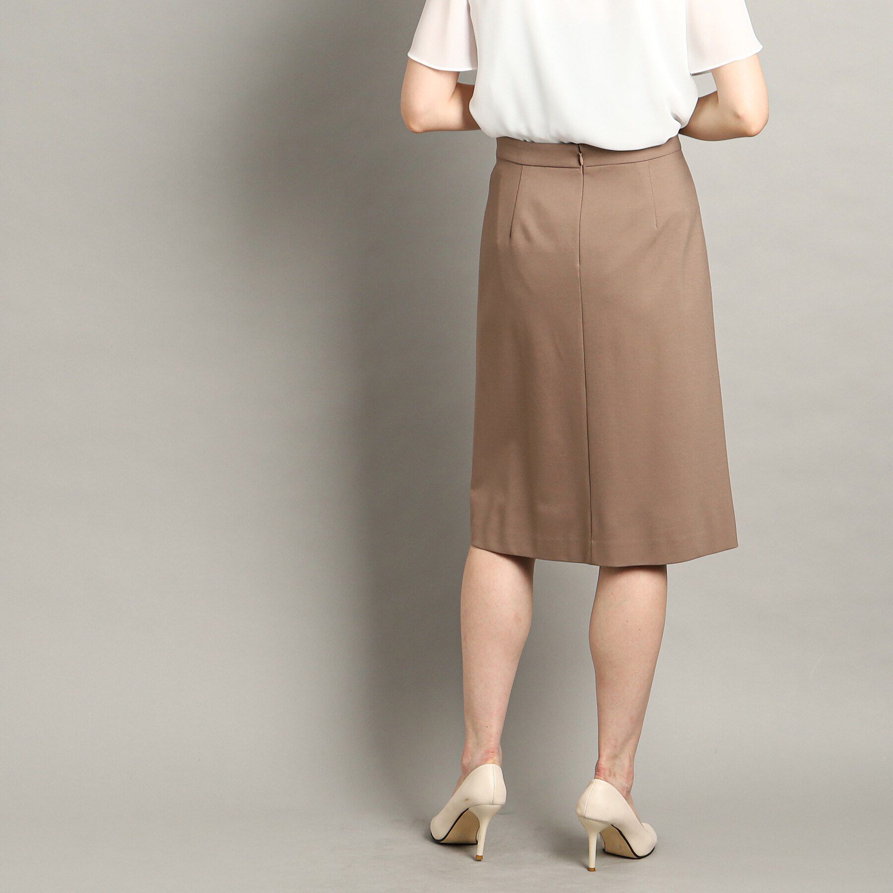 COUP DE CHANCE「【日本製/洗える】ストレッチ素材Ａラインスカート」|スカート|