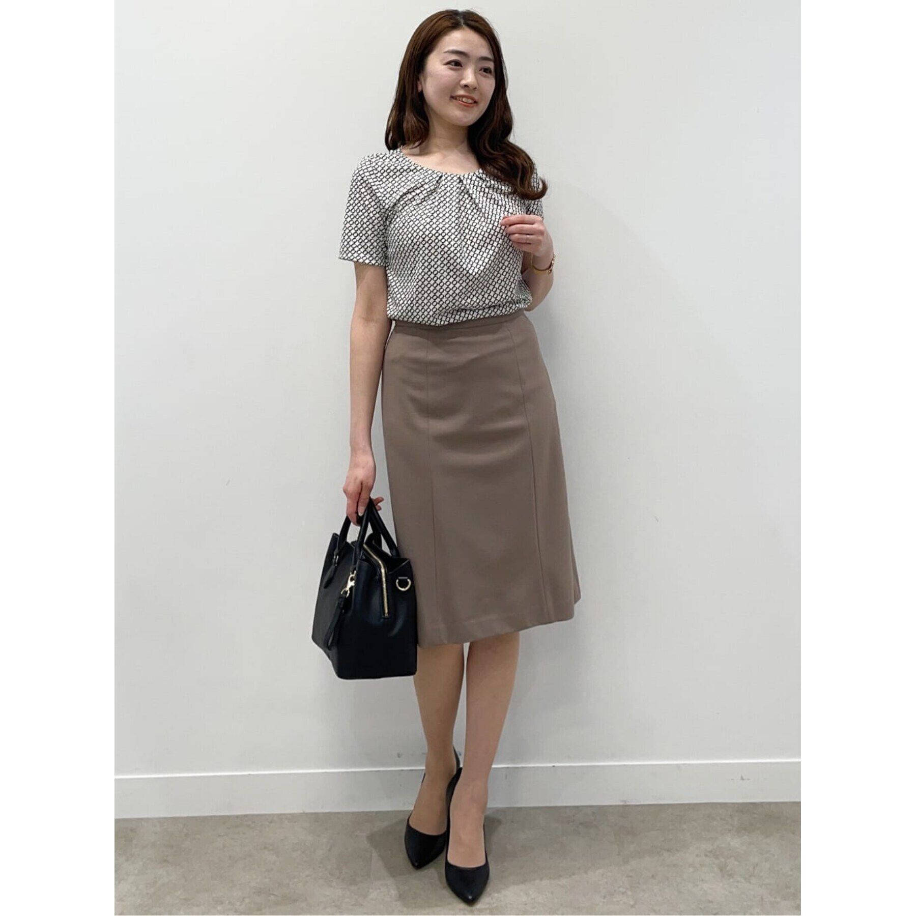 COUP DE CHANCE「【日本製/洗える】ストレッチ素材Ａラインスカート」|スカート|