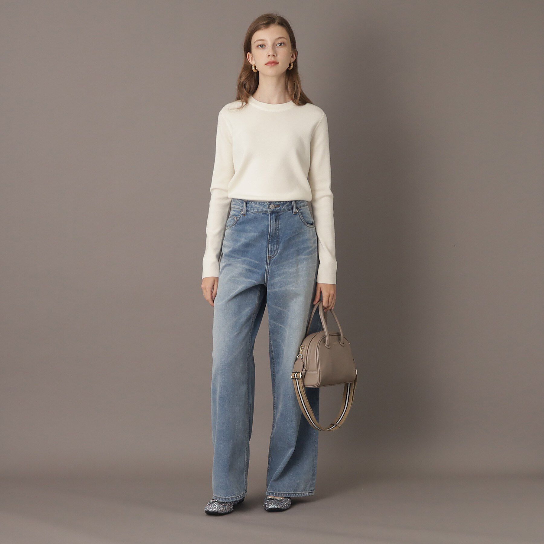 DRESSTERIOR「ストレッチフルニードルプルオーバーニット」|ニット・セーター|