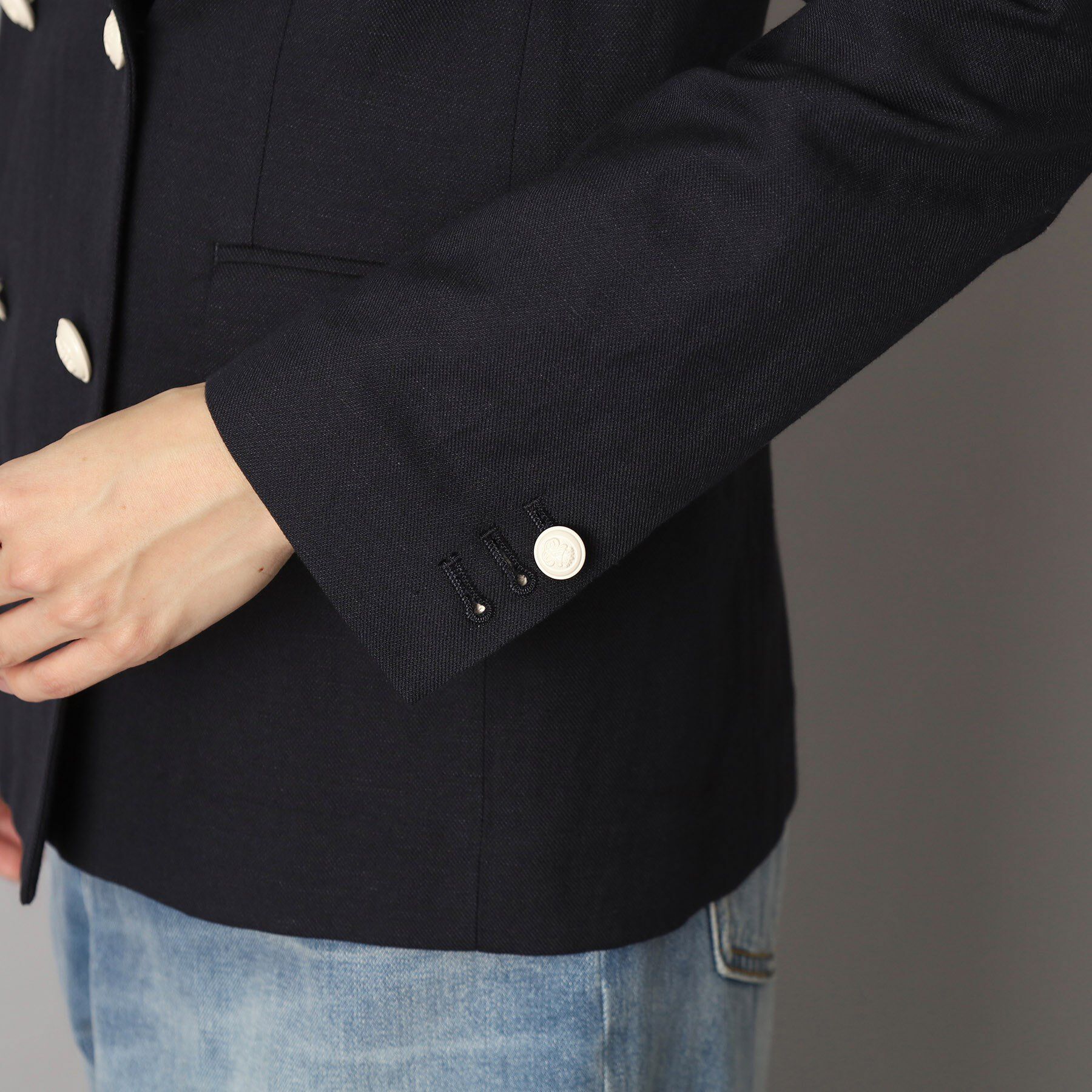 DRESSTERIOR「【セットアップ】リネン混ダブルブレストジャケット」|テーラードジャケット|