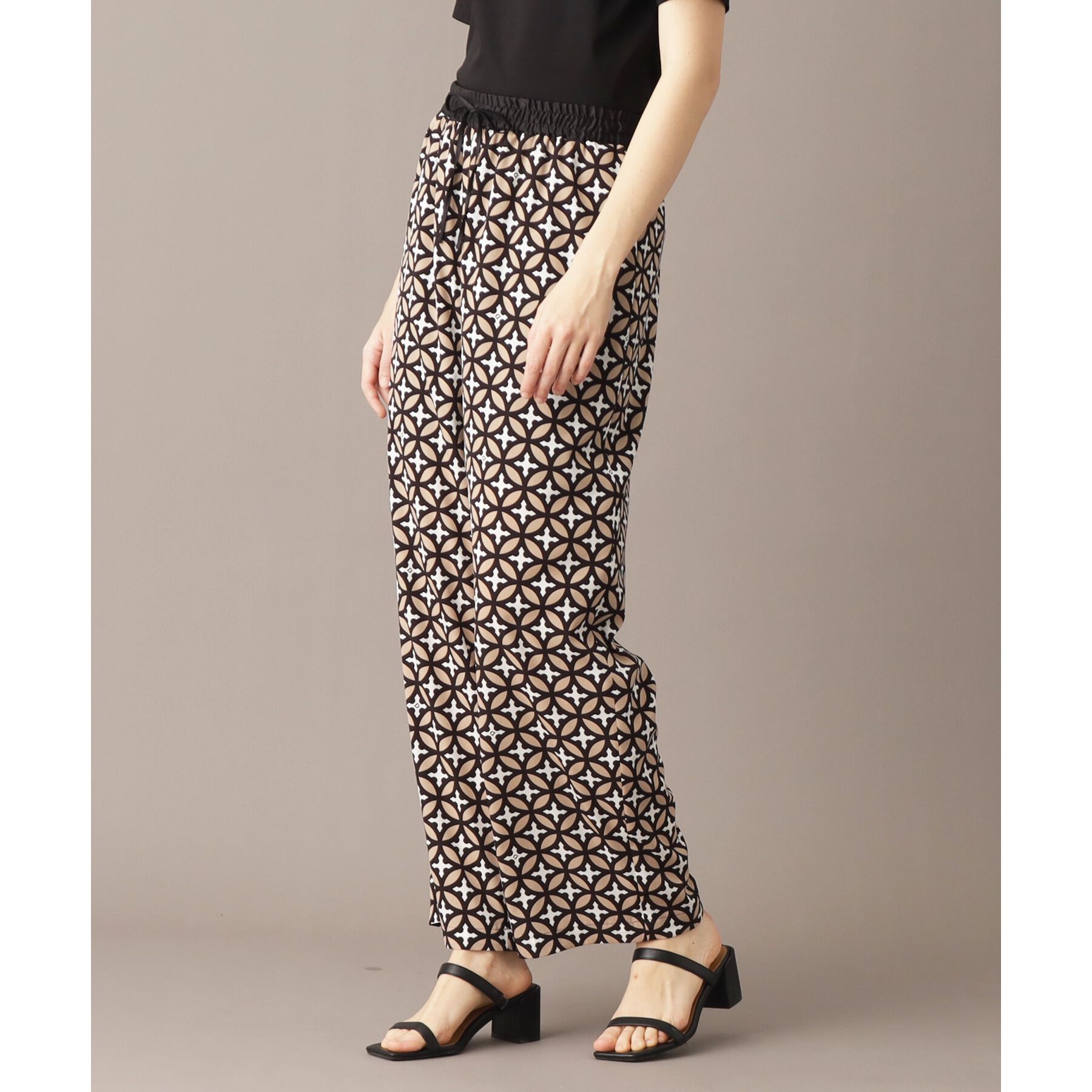 DRESSTERIOR「【ウエストゴム/オリジナル柄】オーバーラップサークルイージーパンツ」|その他|