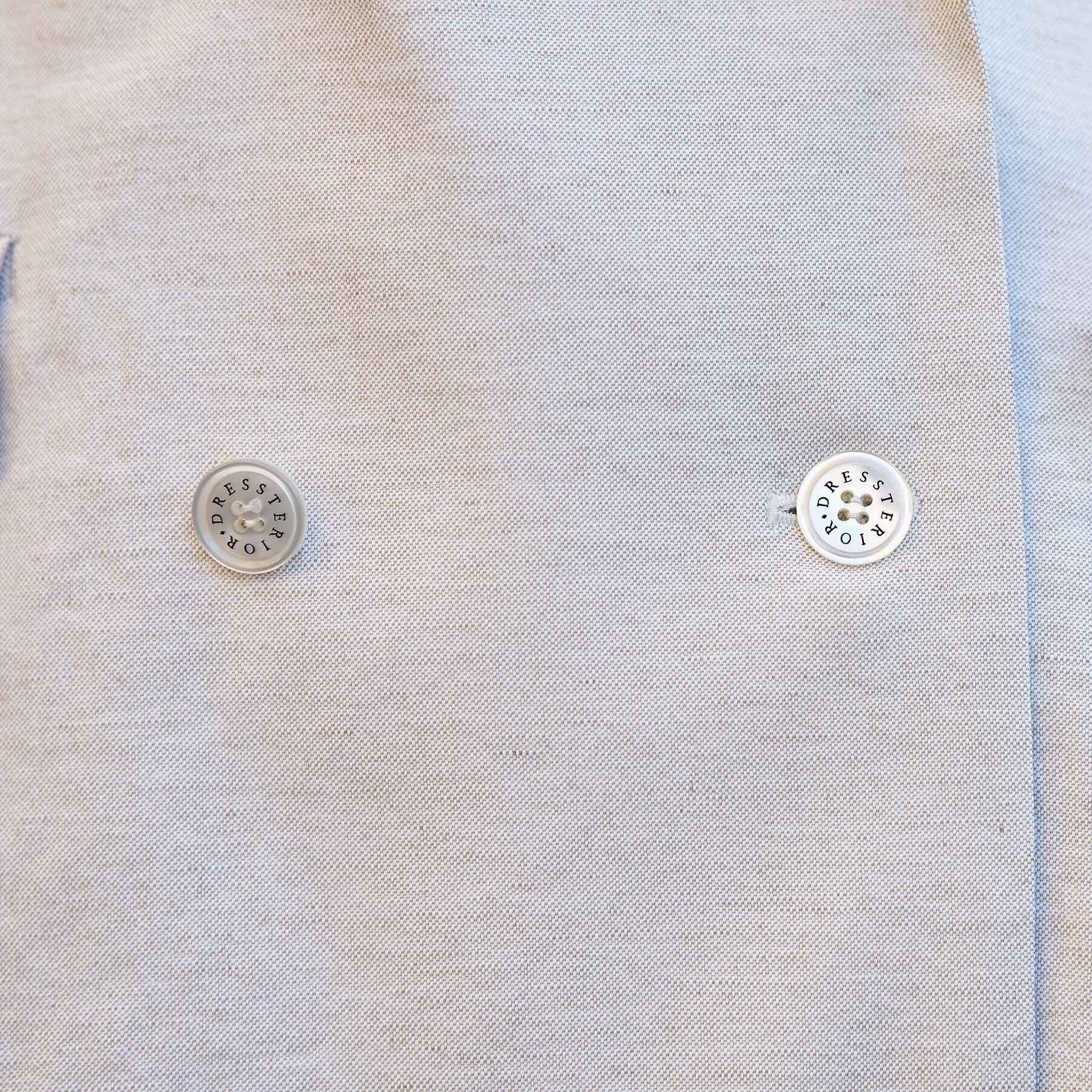 DRESSTERIOR「リネンブレンドオックスダブルジャケット」|テーラードジャケット|