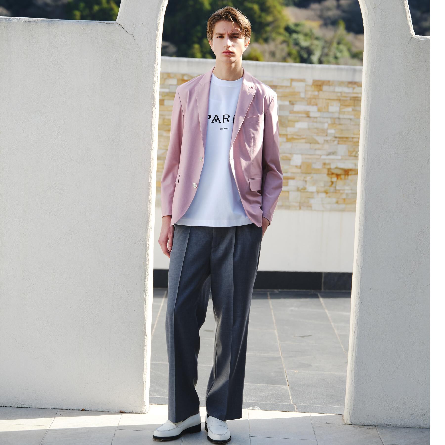 DRESSTERIOR「【セットアップ可】CARREMAN 2WAYストレッチジャケット」|テーラードジャケット|