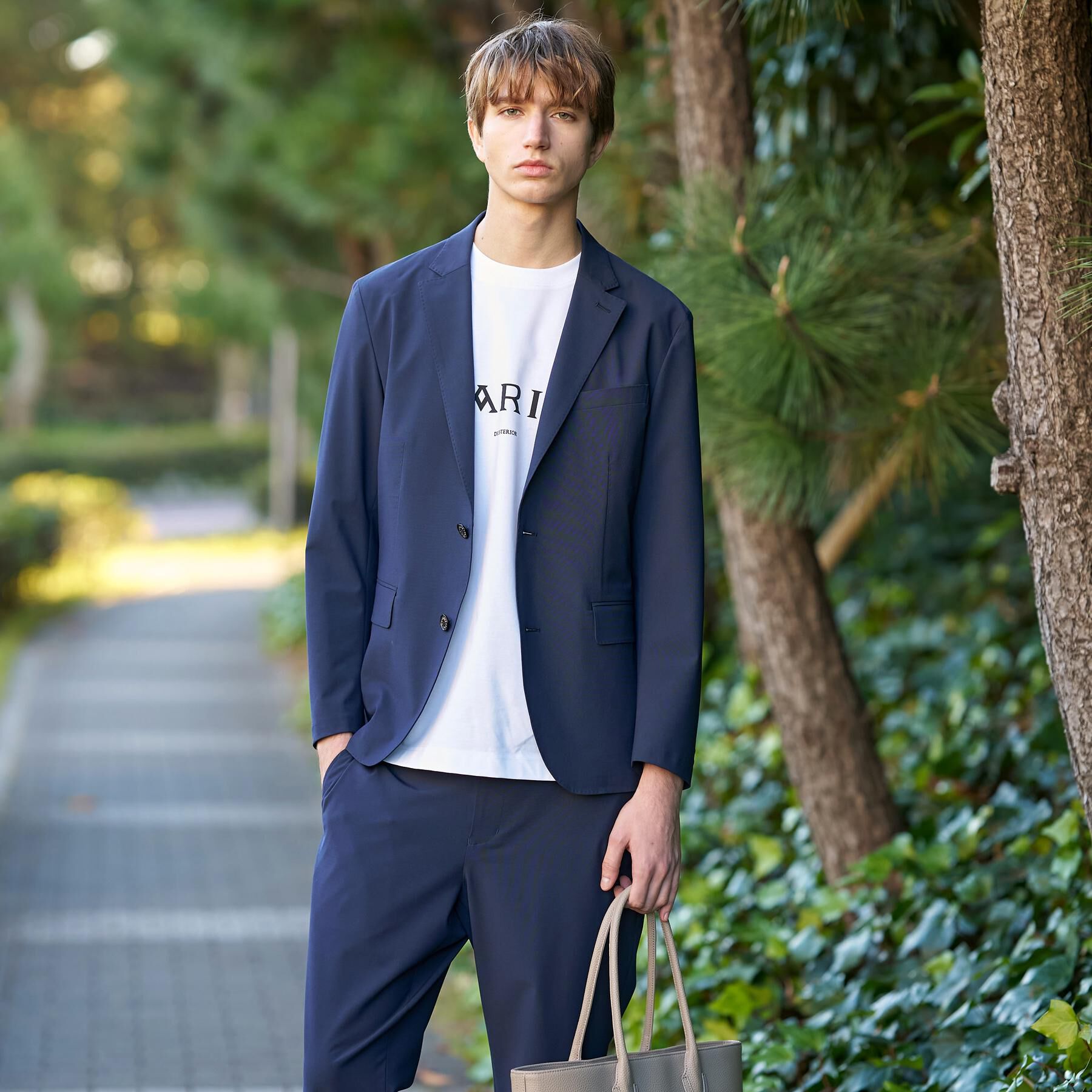 DRESSTERIOR「【セットアップ可】CARREMAN 2WAYストレッチジャケット」|テーラードジャケット|