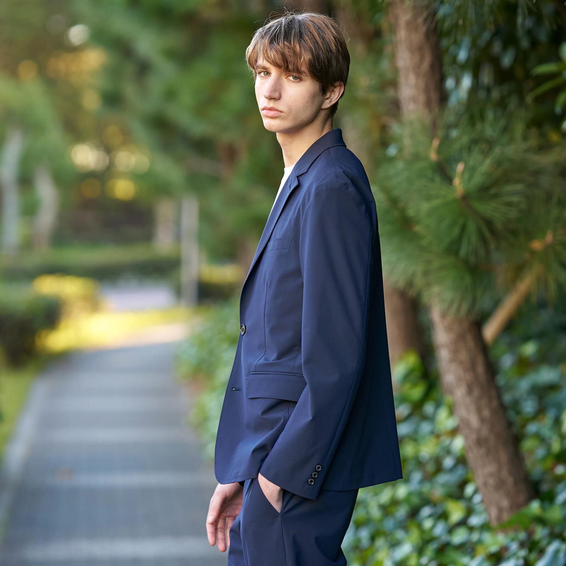 DRESSTERIOR「【セットアップ可】CARREMAN 2WAYストレッチジャケット」|テーラードジャケット|