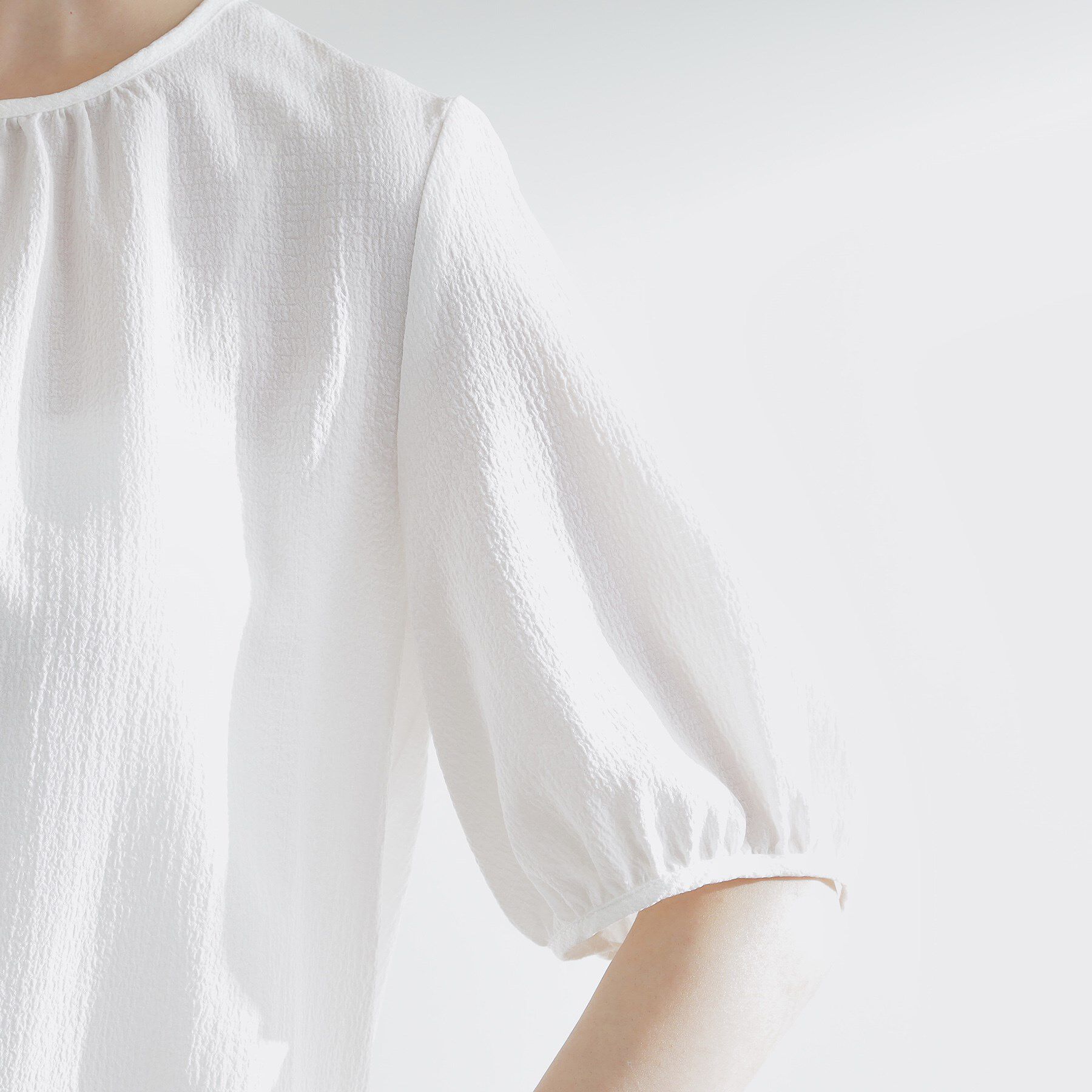 grove「【2点SET/お洒落見え/体型カバー】ツイード調キャミ&times;ブラウスセット」|シャツ・ブラウス|