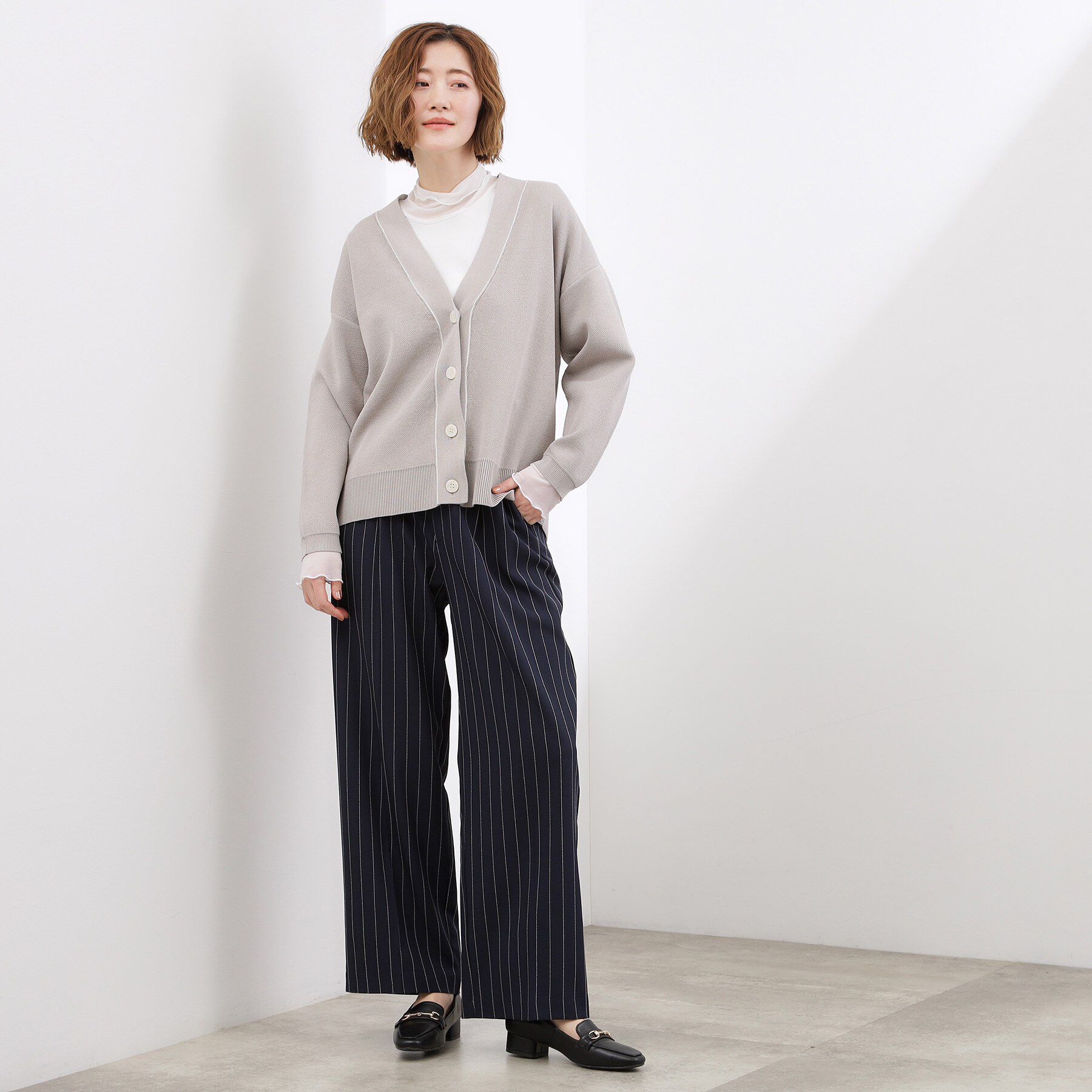 grove「オーバーサイズVネックカーディガン」|カーディガン|