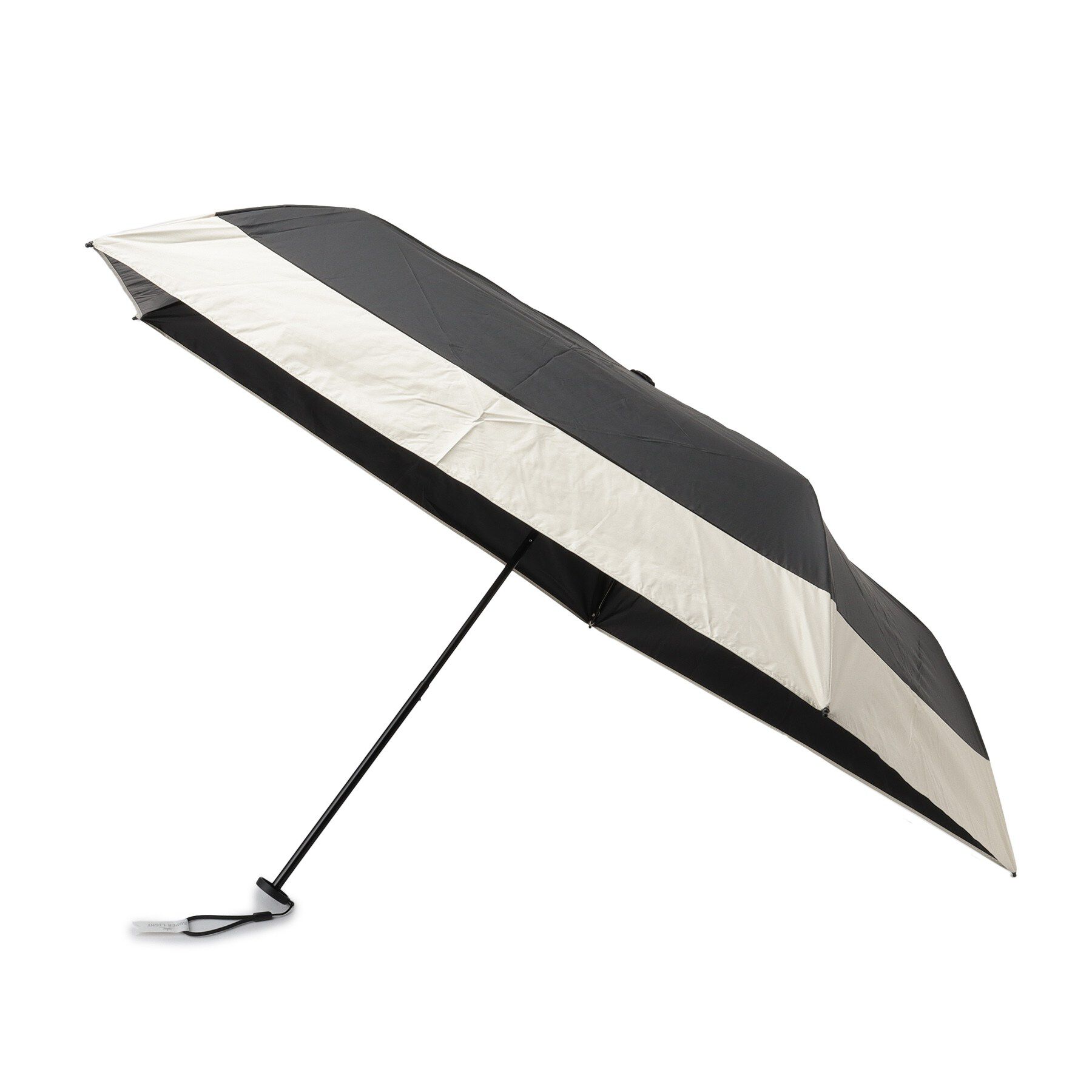 grove「PUスパーライト／バイカラーミニ【軽量・晴雨兼用】」|傘|ブラック(019)