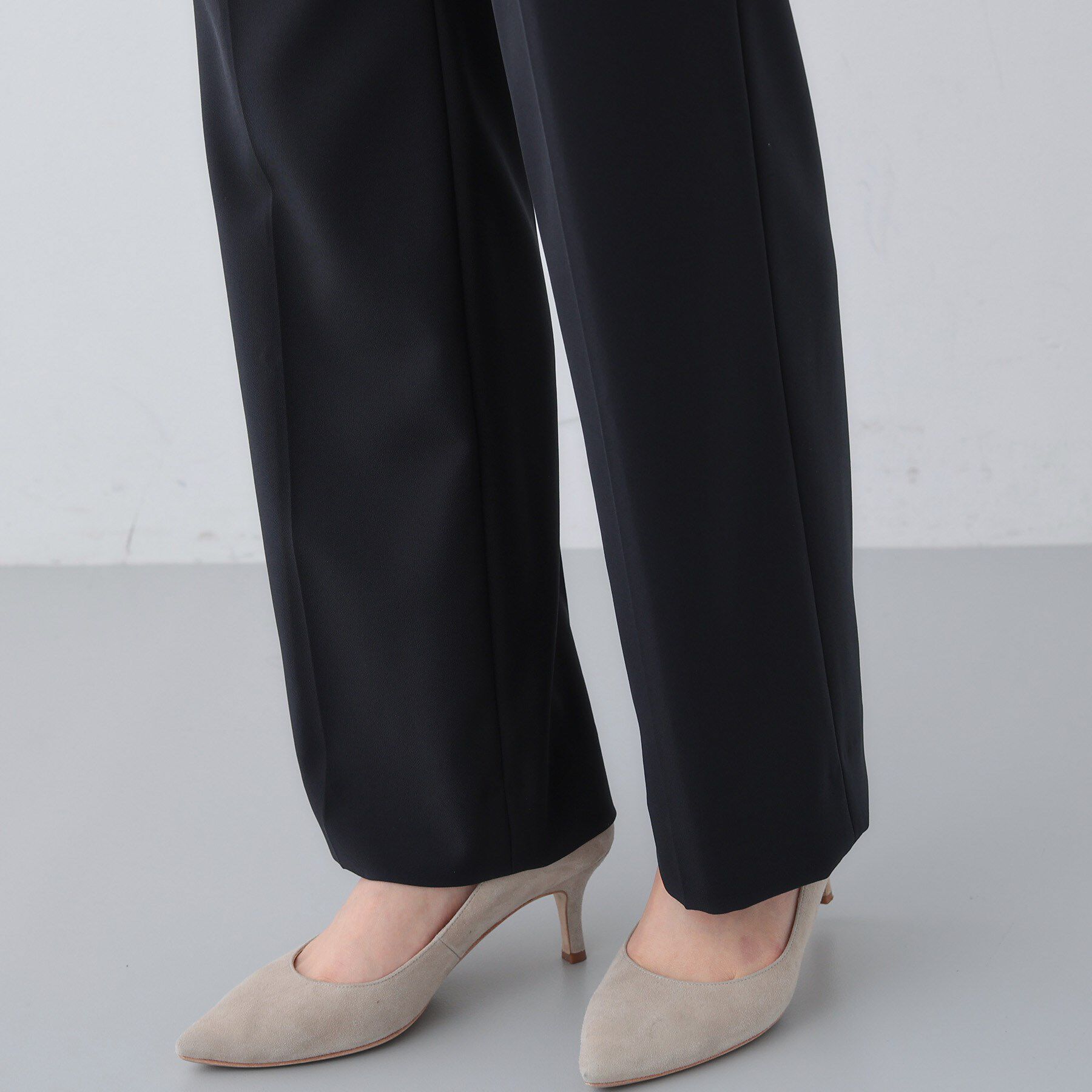 INDIVI「【洗える／リクルートスーツ】ストレッチストレートラインパンツ」|スーツ|