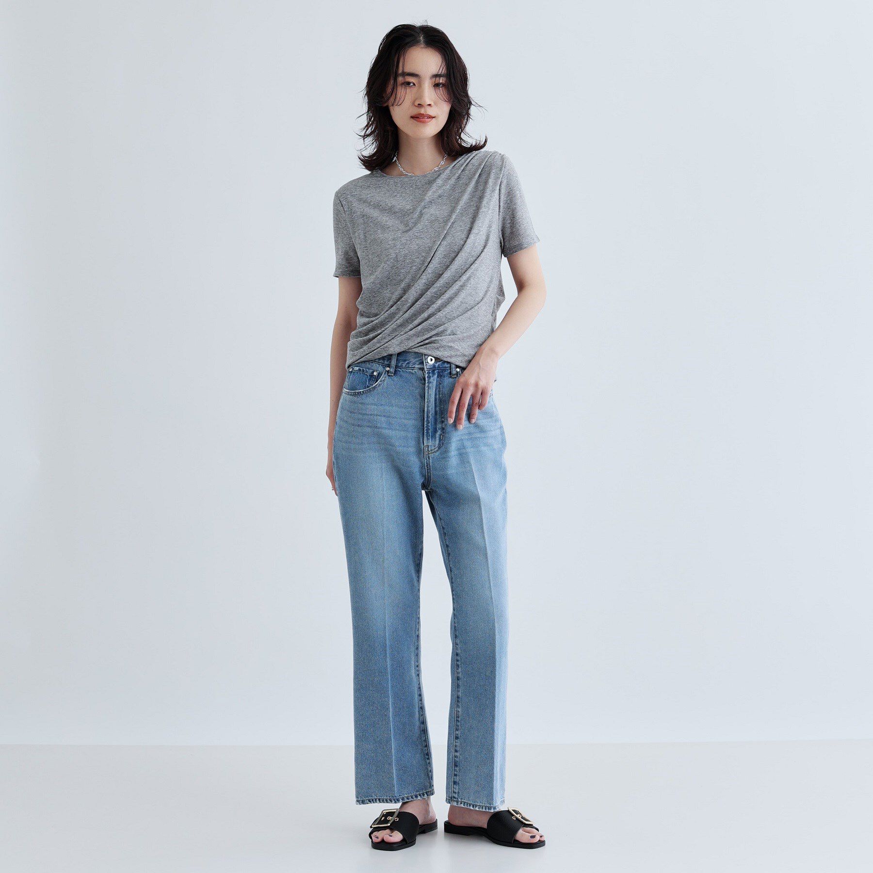 GALLEST「【VINILO】バックル サンダル」|サンダル|