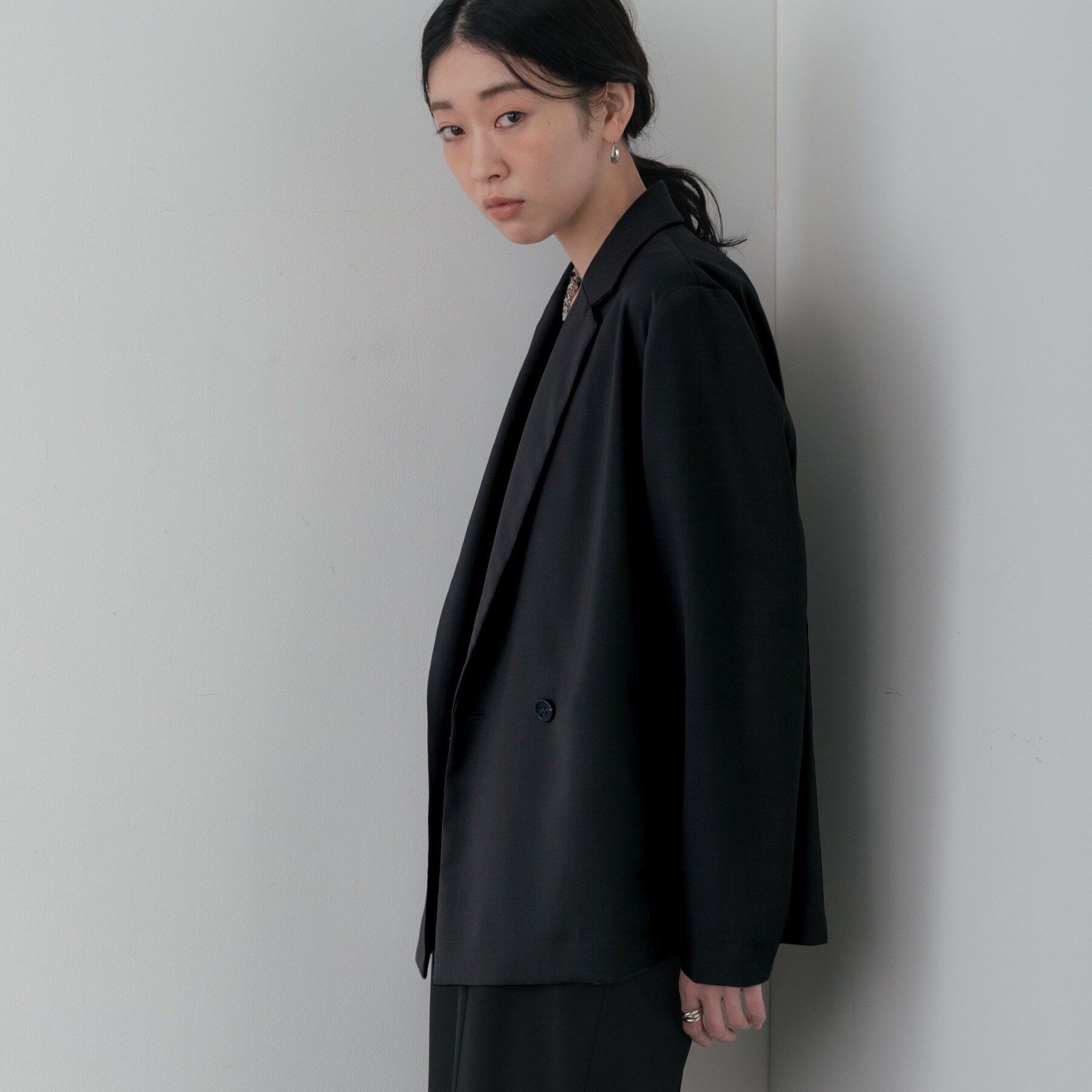GALLEST「Comfy SET UP｜ダブルブレストイージージャケット【セットアップ対応／通勤／カセット服】」|テーラードジャケット|