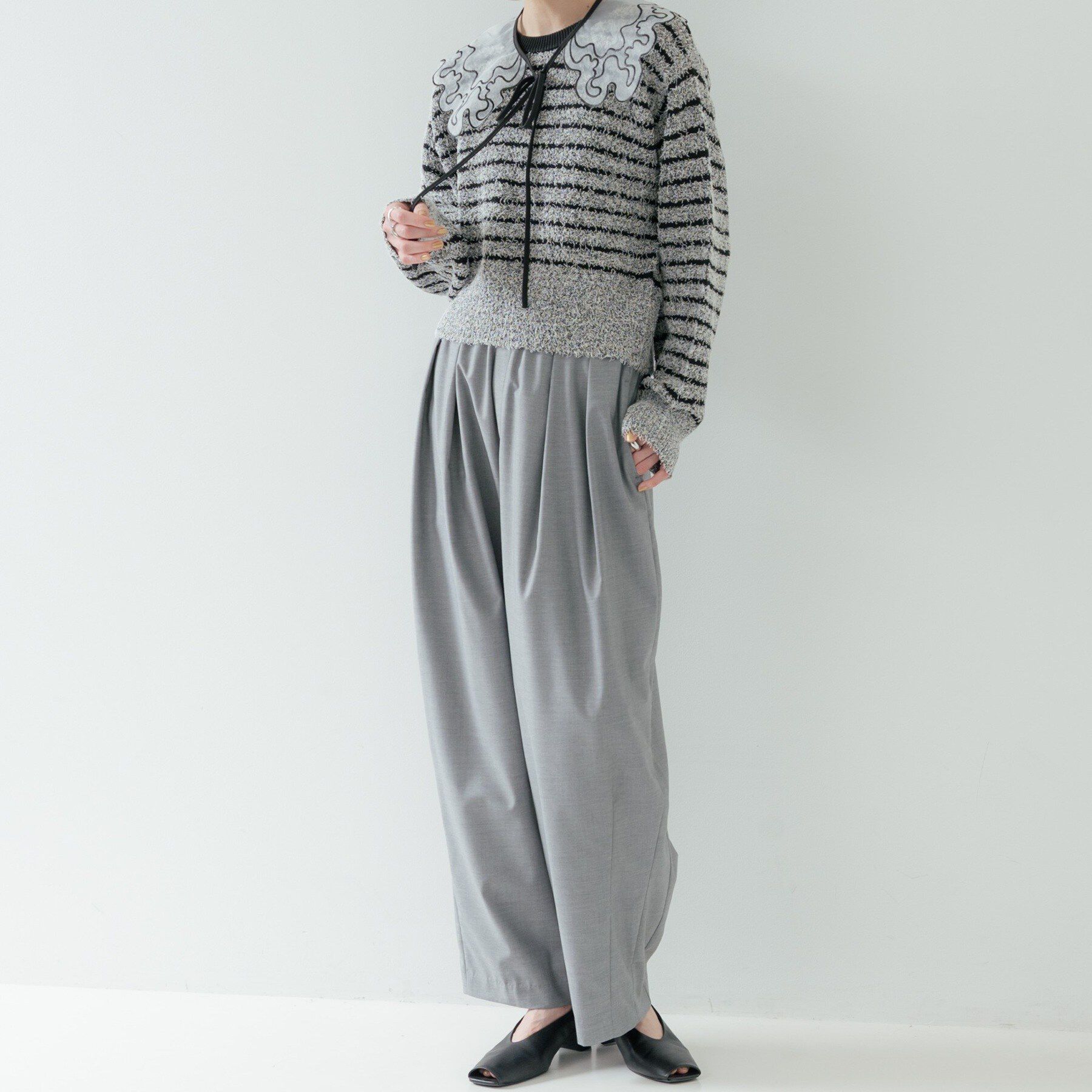 GALLEST「ファンシーヤーンボーダーニット」|ニット・セーター|