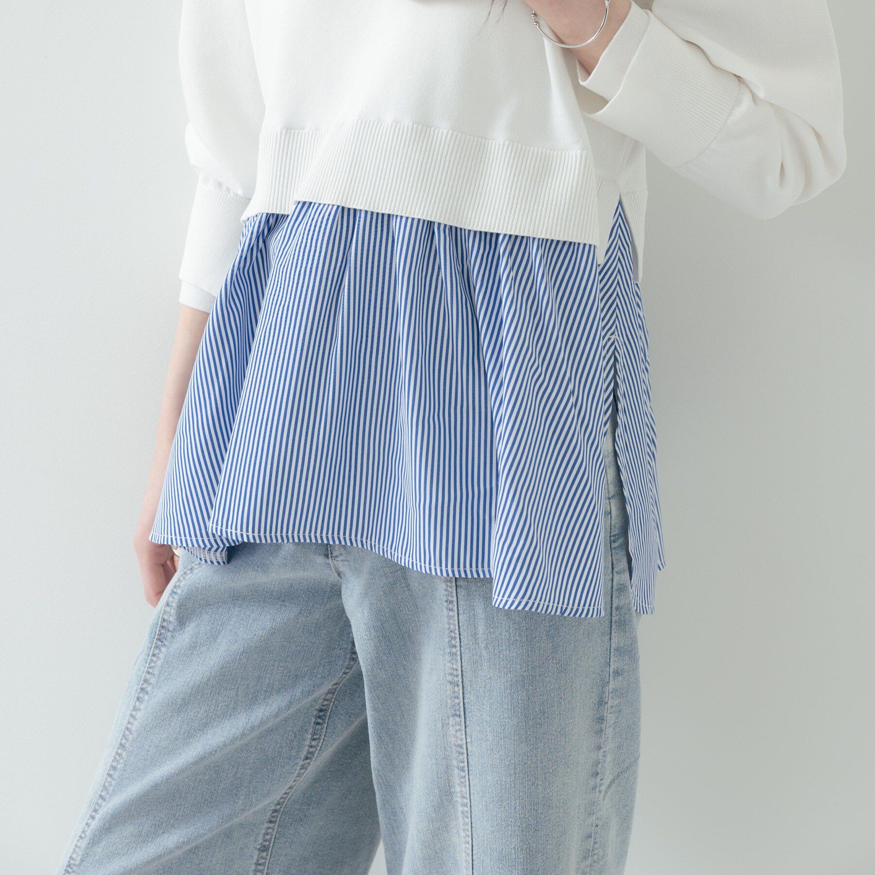 GALLEST「ペプラムドッキングニット」|ニット・セーター|