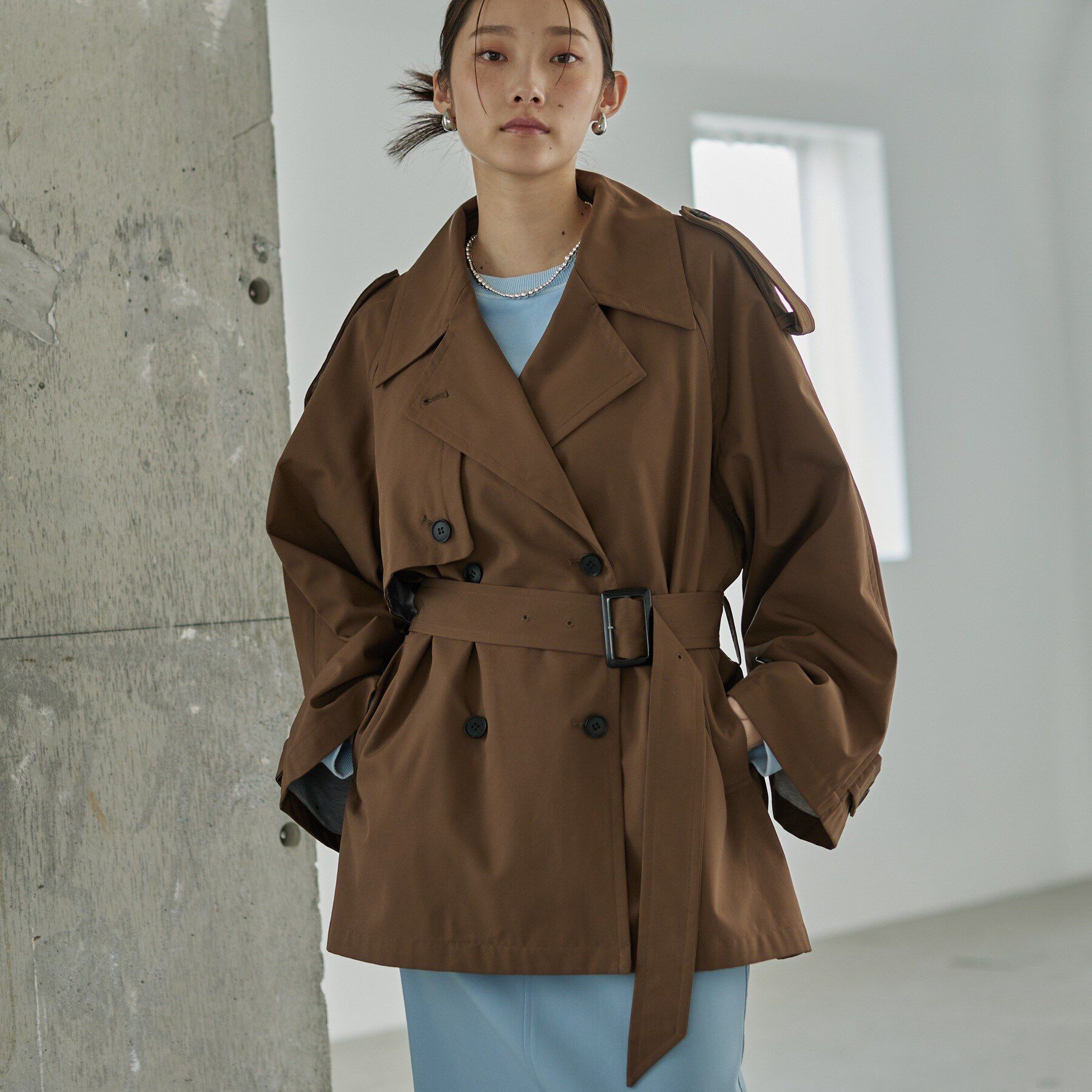 GALLEST「ボンディングショートトレンチ」|トレンチコート|