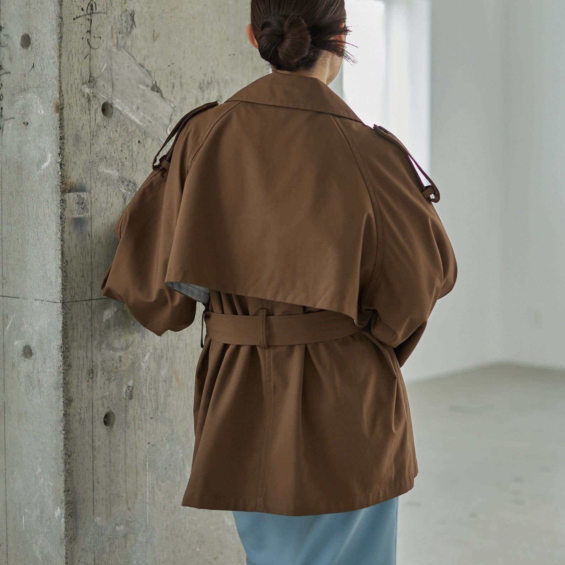 GALLEST「ボンディングショートトレンチ」|トレンチコート|