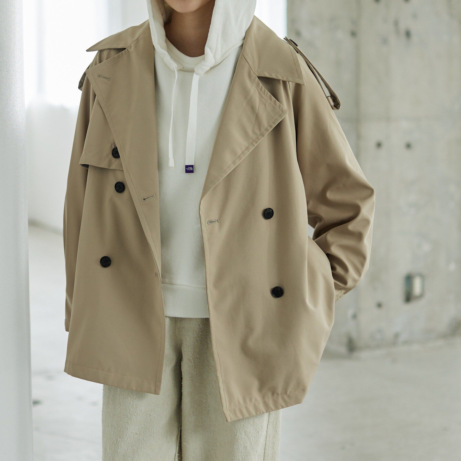 GALLEST「ボンディングショートトレンチ」|トレンチコート|