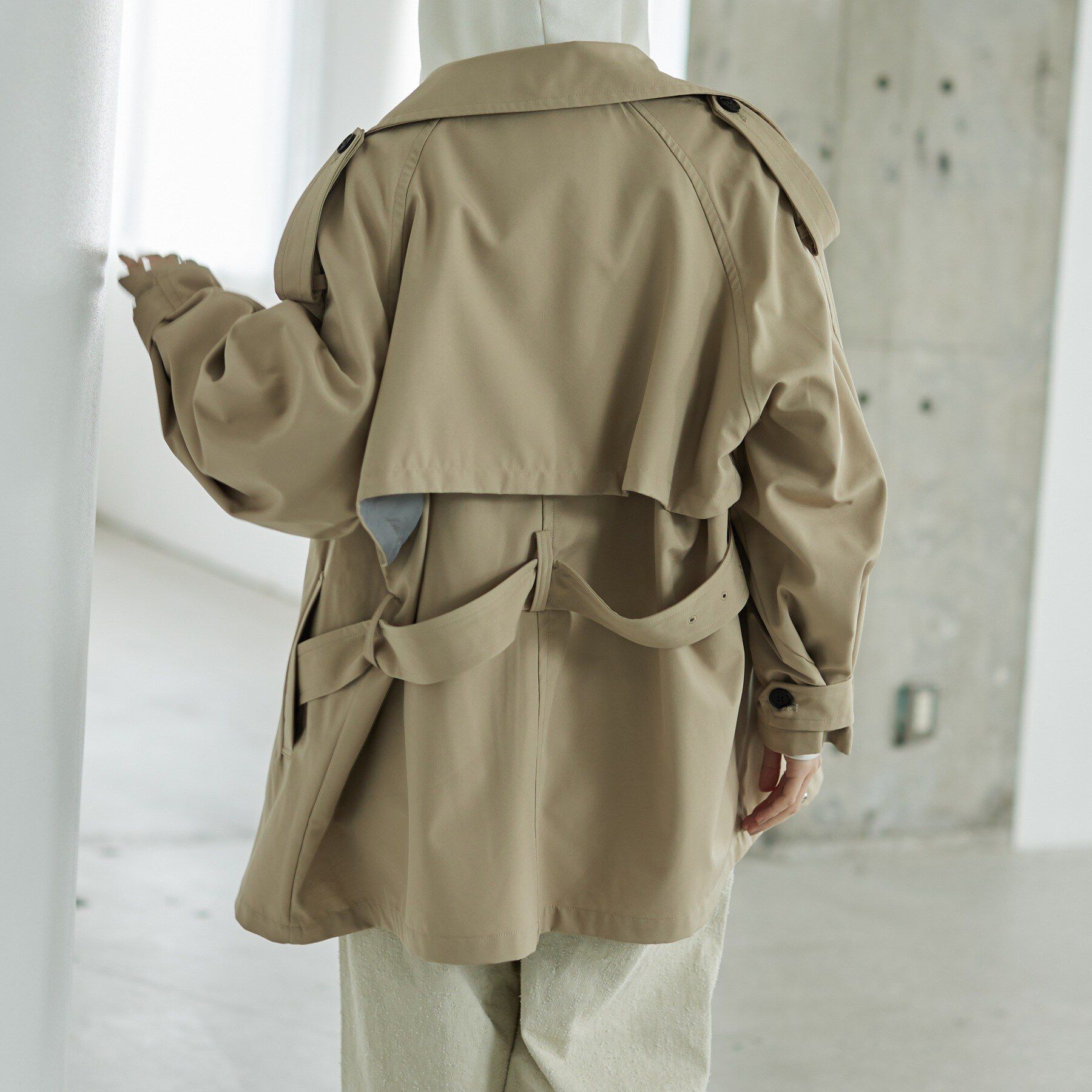GALLEST「ボンディングショートトレンチ」|トレンチコート|