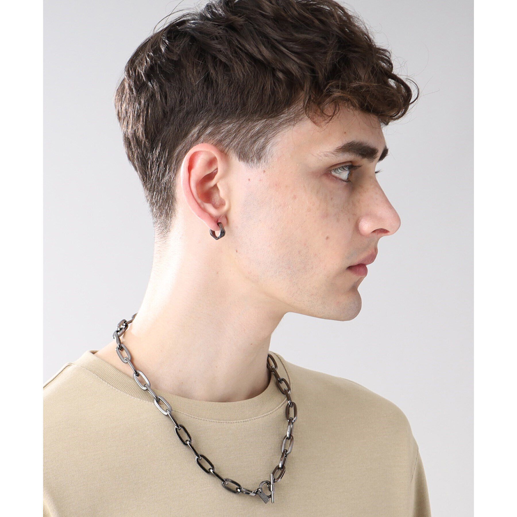 TAKEO KIKUCHI「ペンタゴンカットピアス」|ピアス|