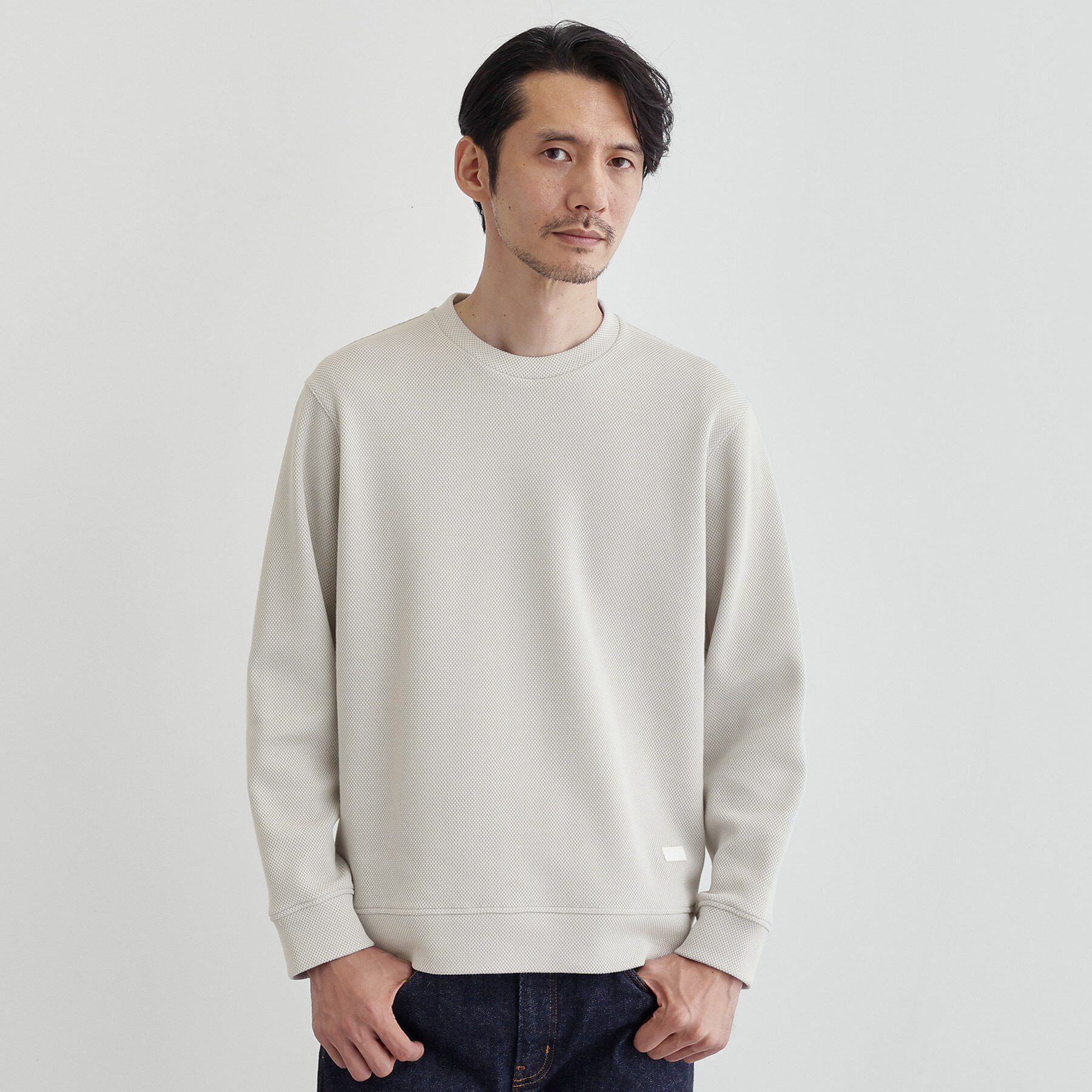 TAKEO KIKUCHI「【尾州織】クルーネック カットソー」|Tシャツ・カットソー|