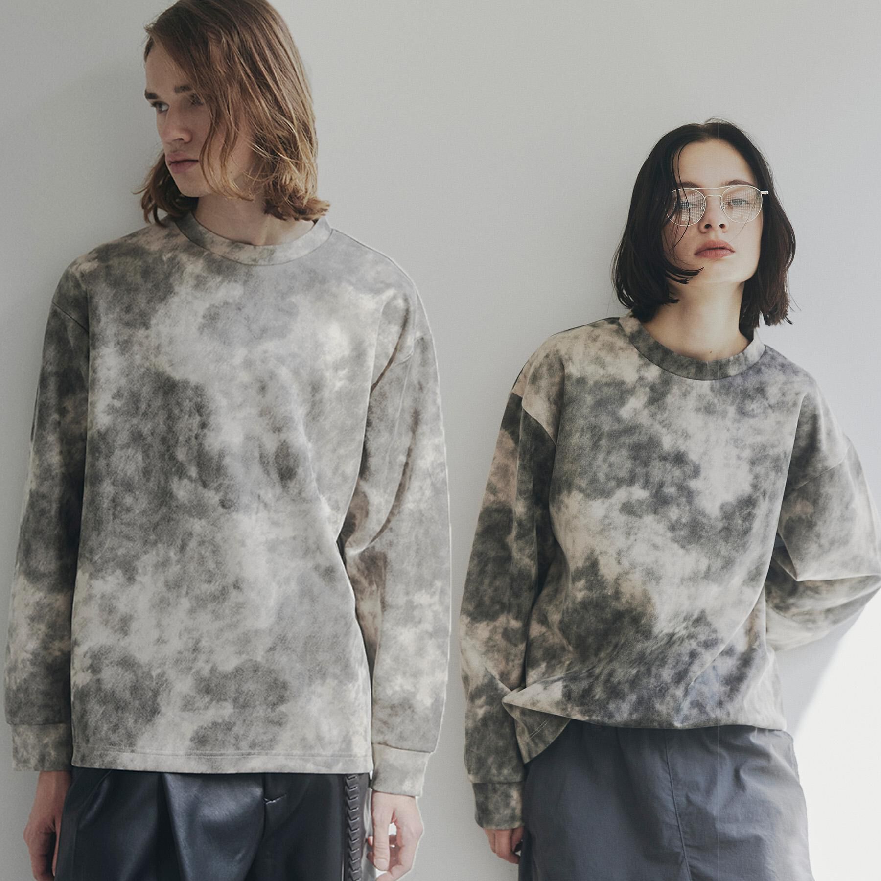 tk.TAKEO KIKUCHI「ヴィンテージライクプリント クルーネックカットソー」|Tシャツ・カットソー|オフホワイト(003