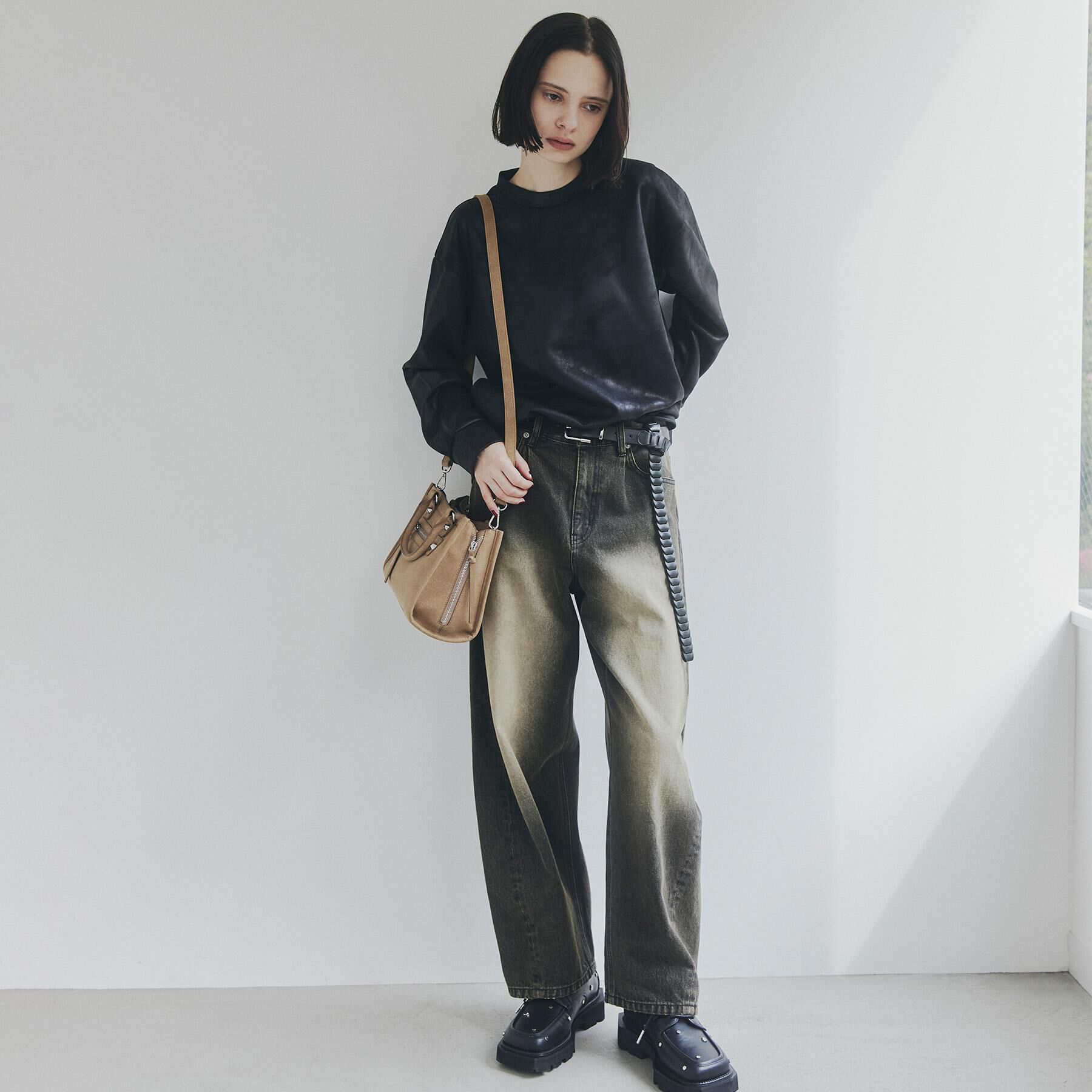 tk.TAKEO KIKUCHI「ヴィンテージライクプリント クルーネックカットソー」|Tシャツ・カットソー|