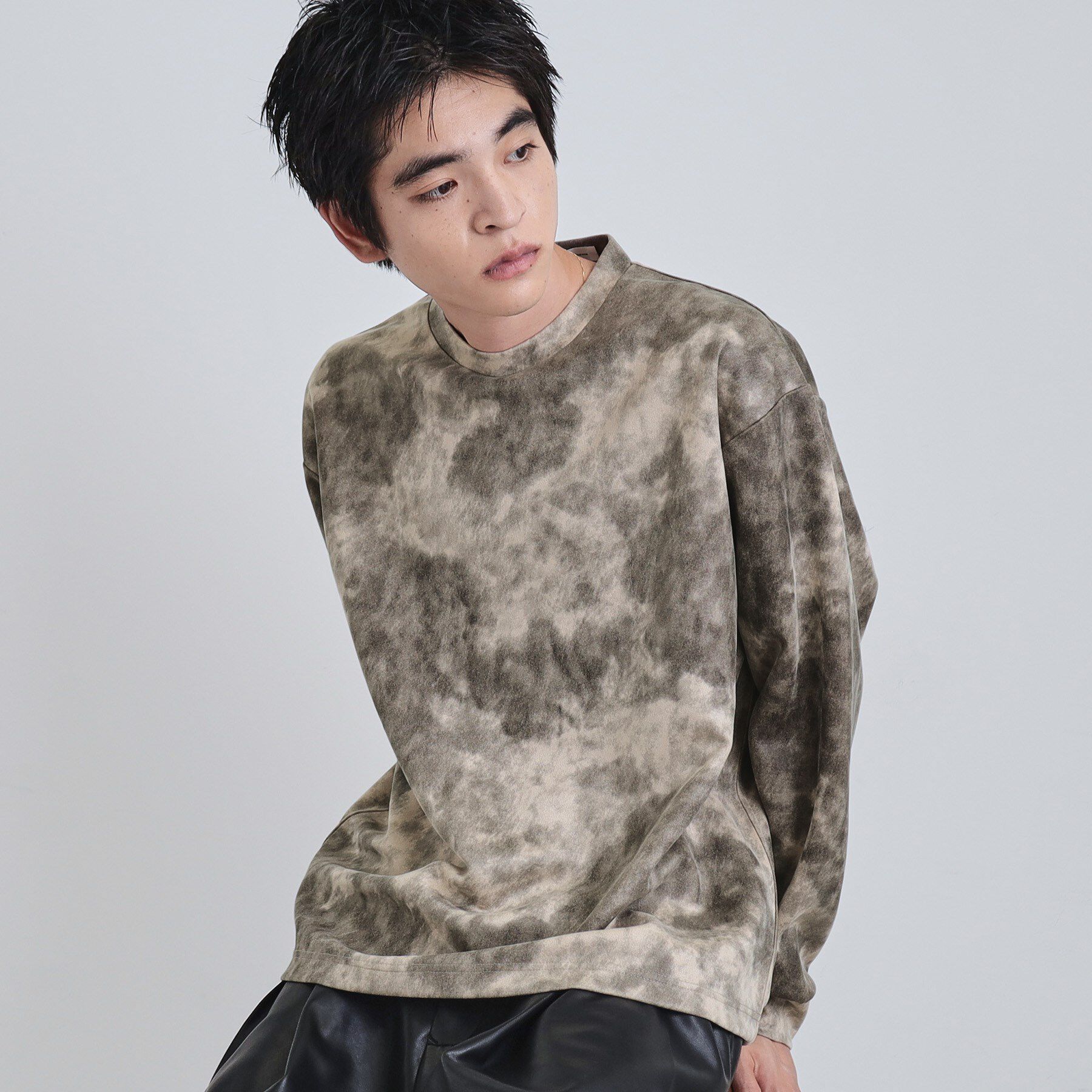 tk.TAKEO KIKUCHI「ヴィンテージライクプリント クルーネックカットソー」|Tシャツ・カットソー|