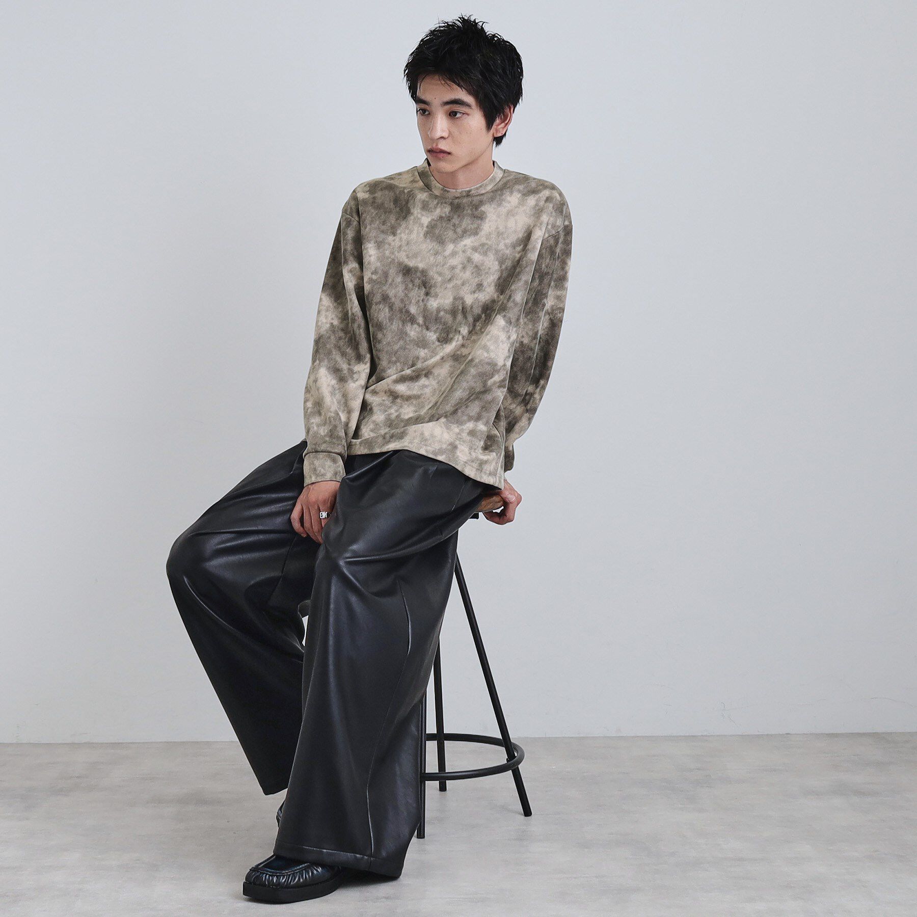 tk.TAKEO KIKUCHI「ヴィンテージライクプリント クルーネックカットソー」|Tシャツ・カットソー|