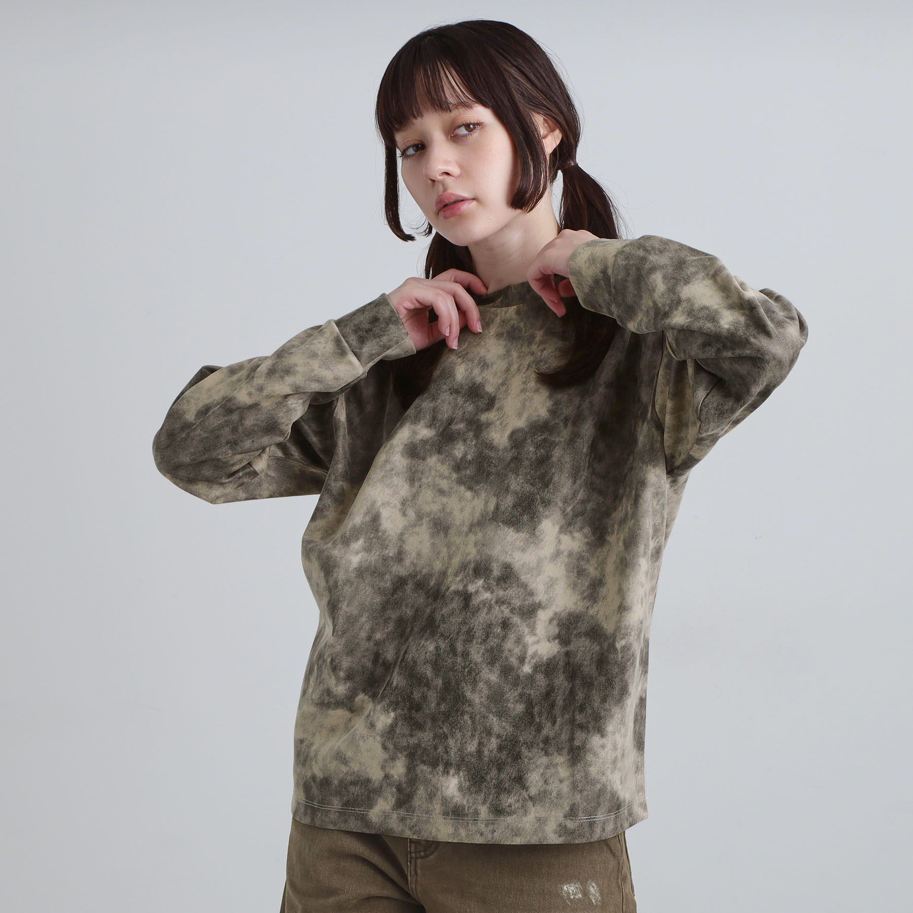 tk.TAKEO KIKUCHI「ヴィンテージライクプリント クルーネックカットソー」|Tシャツ・カットソー|