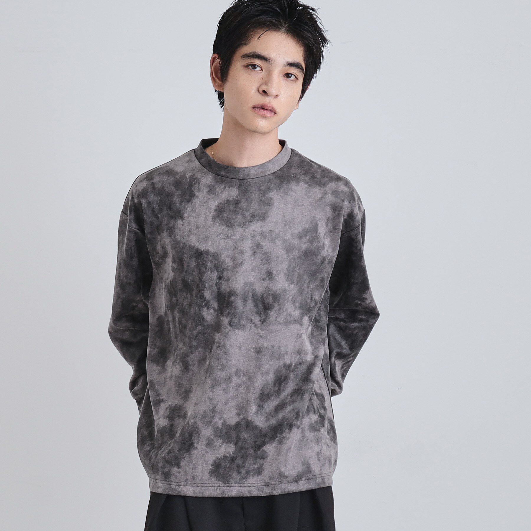 tk.TAKEO KIKUCHI「ヴィンテージライクプリント クルーネックカットソー」|Tシャツ・カットソー|