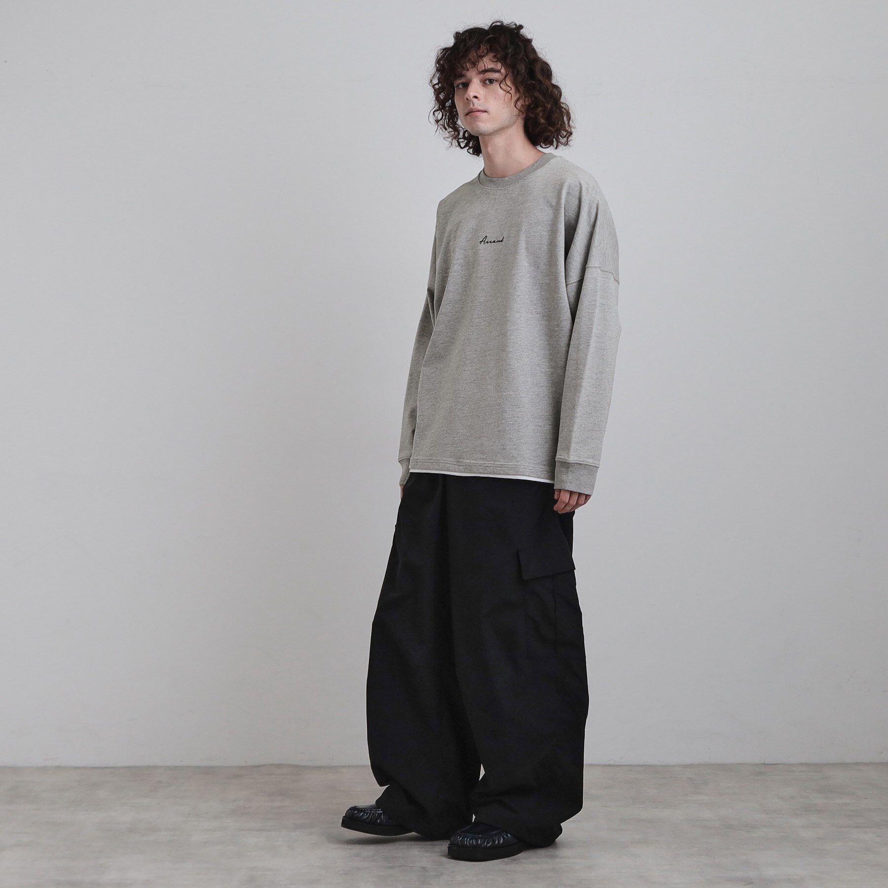 tk.TAKEO KIKUCHI「ドルマンレイヤードスウェット」|Tシャツ・カットソー|