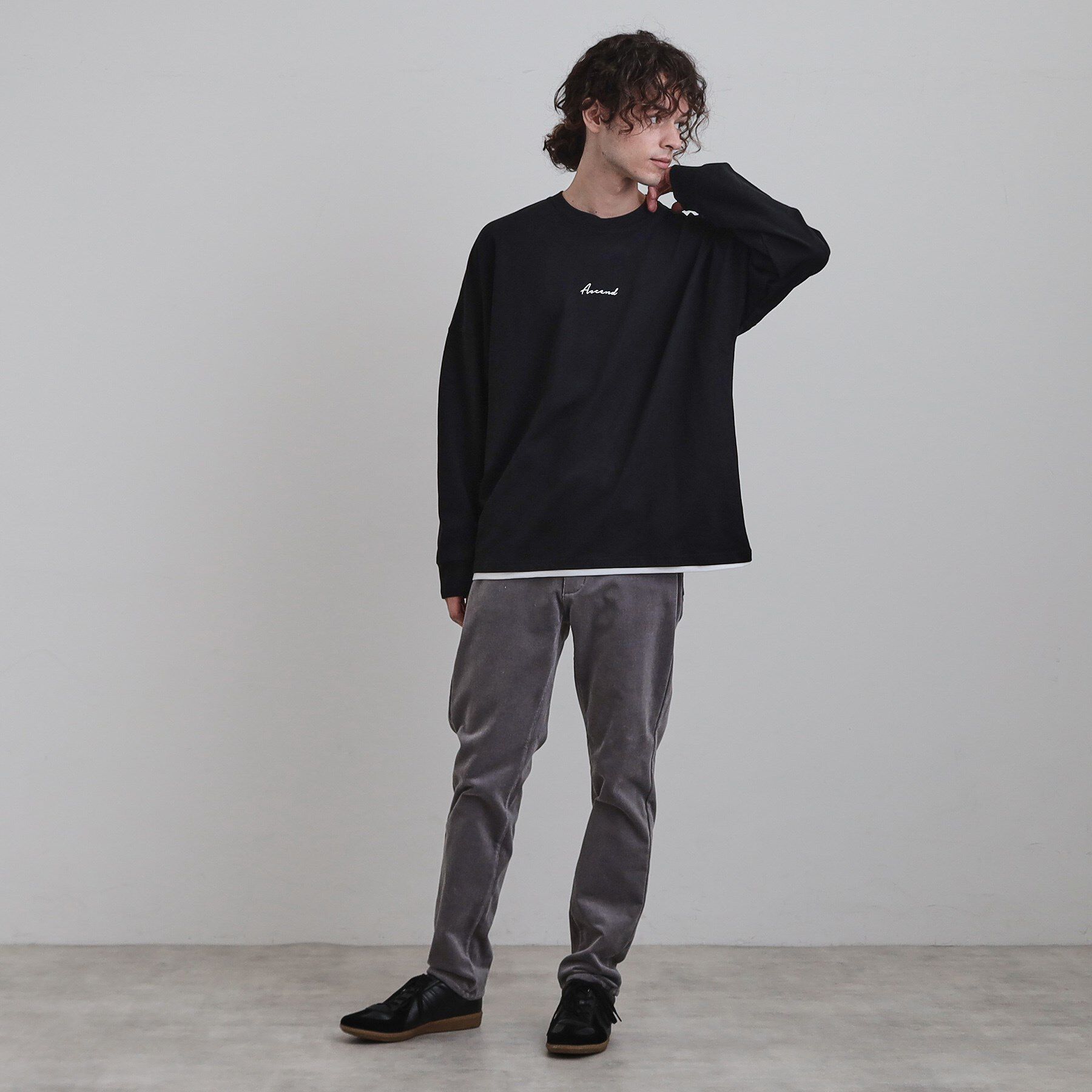 tk.TAKEO KIKUCHI「ドルマンレイヤードスウェット」|Tシャツ・カットソー|