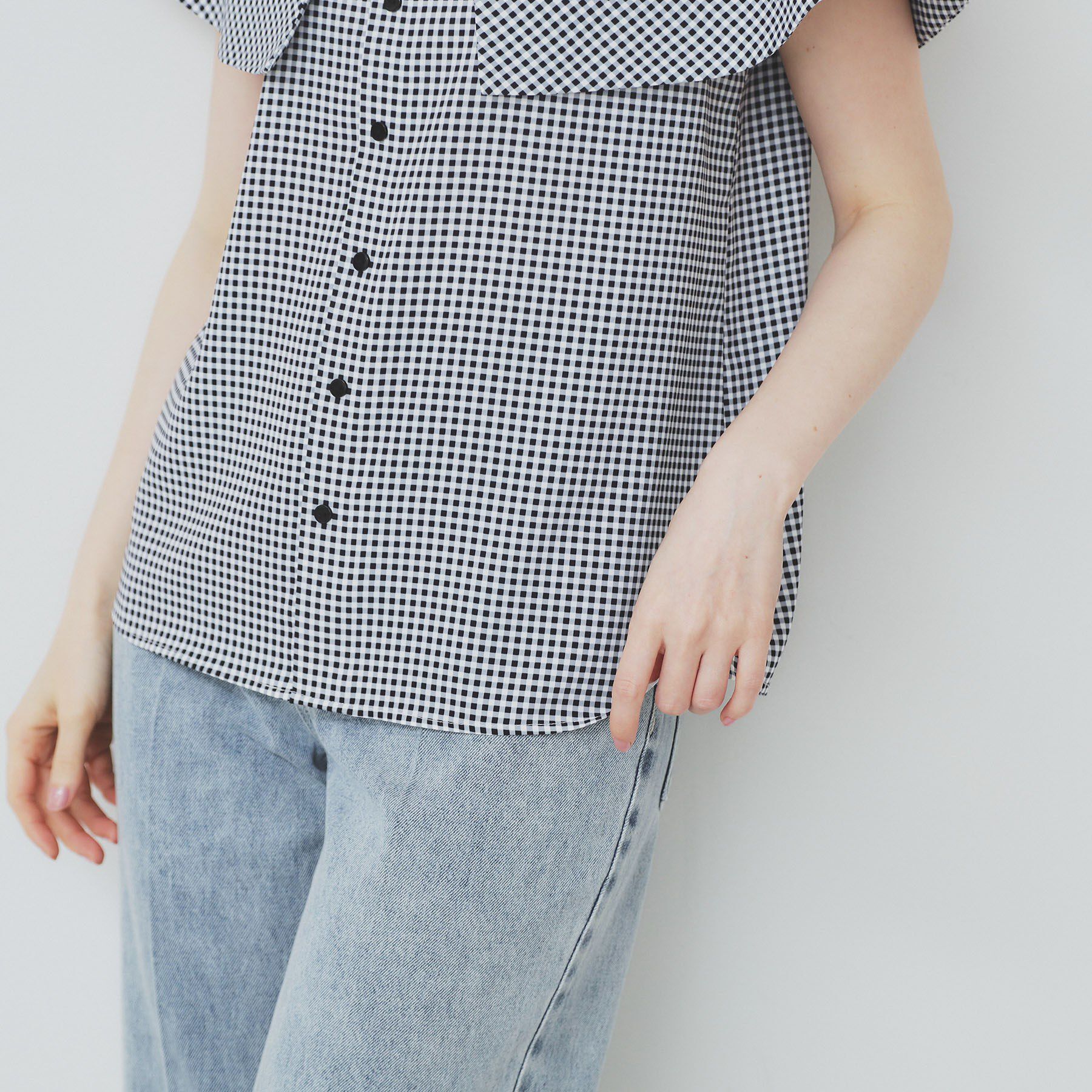 index「前後2wayオフショルカラーブラウス【洗濯機可】」|シャツ・ブラウス|