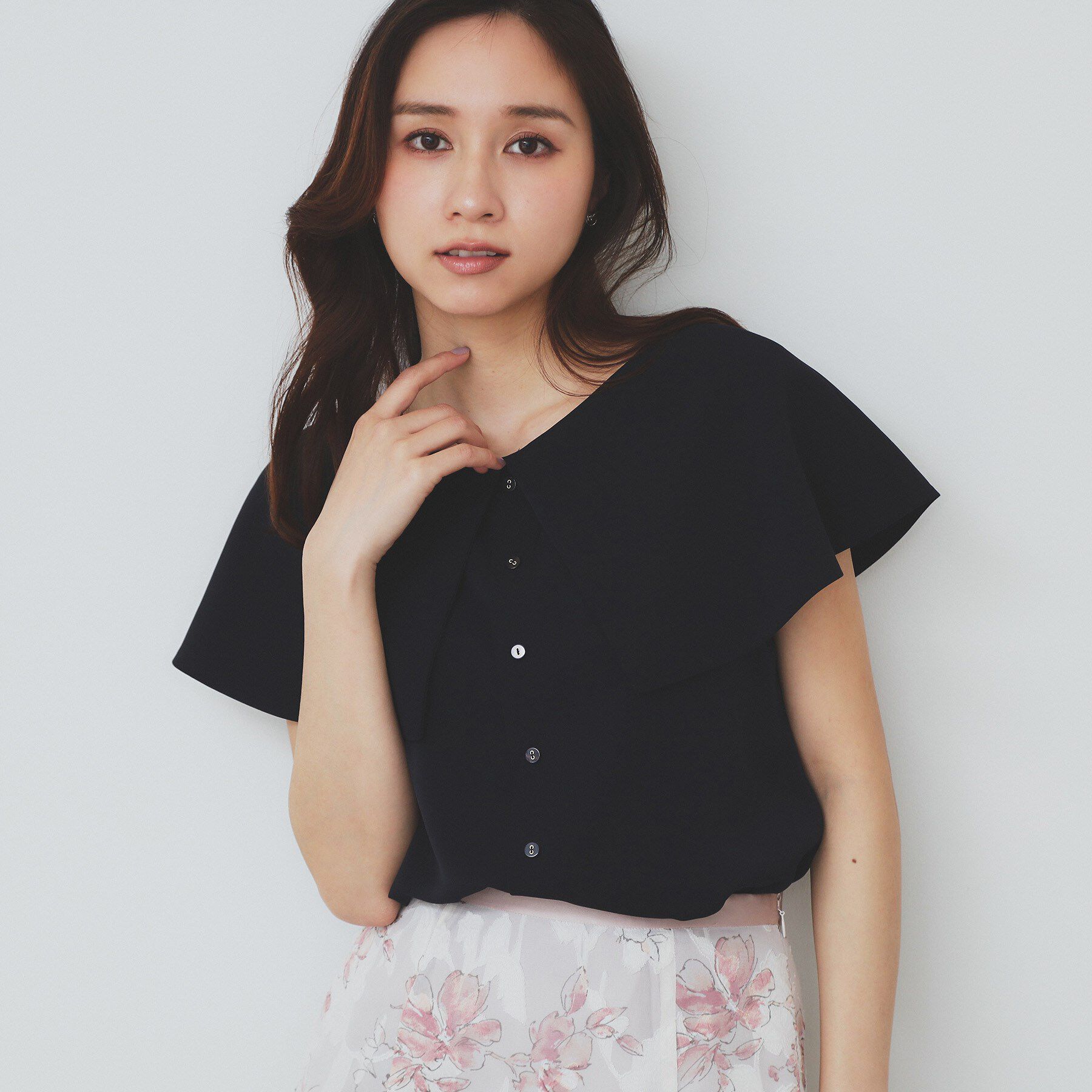 index「前後2wayオフショルカラーブラウス【洗濯機可】」|シャツ・ブラウス|