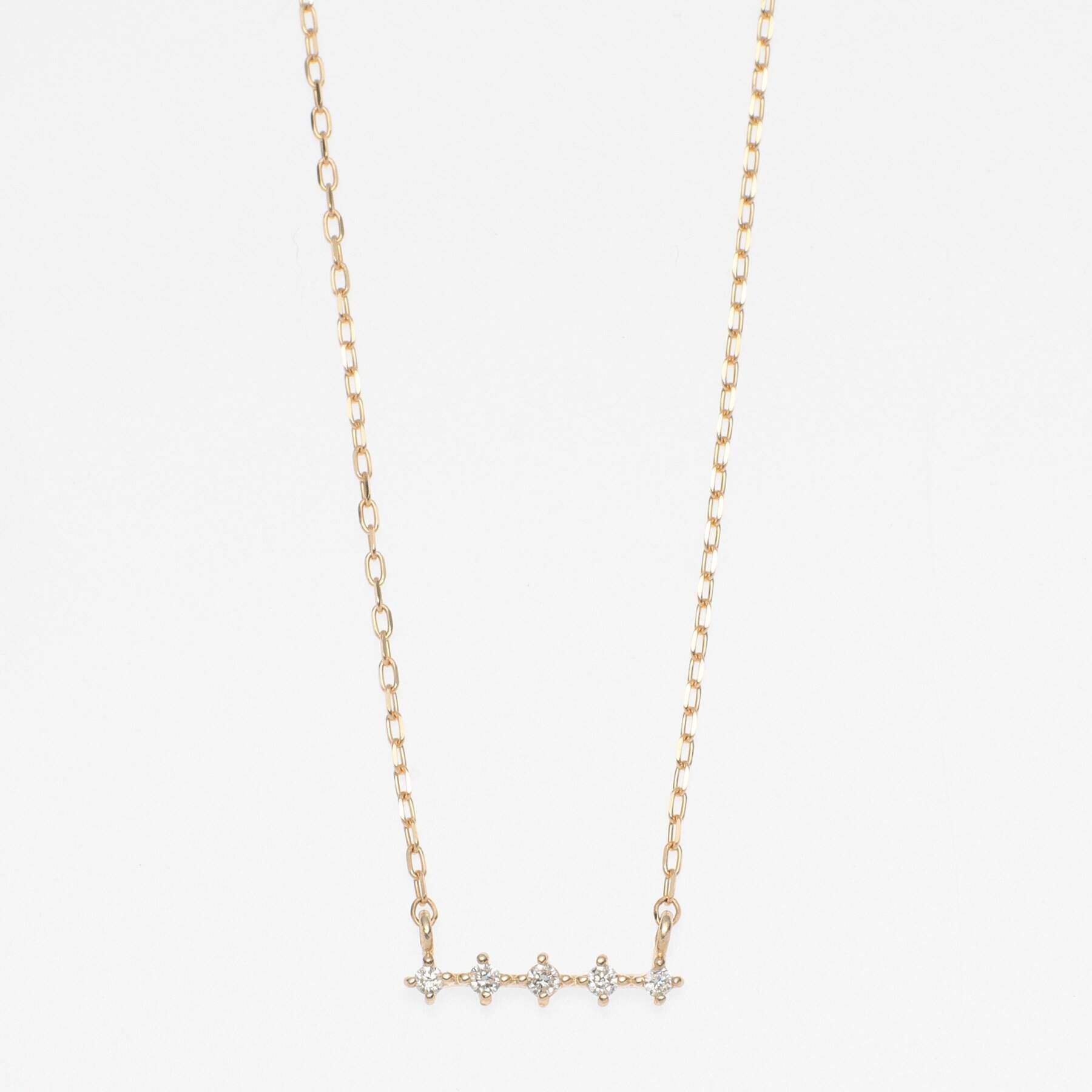 OPAQUE.CLIP「K10 ダイヤバーネックレス」|ネックレス|