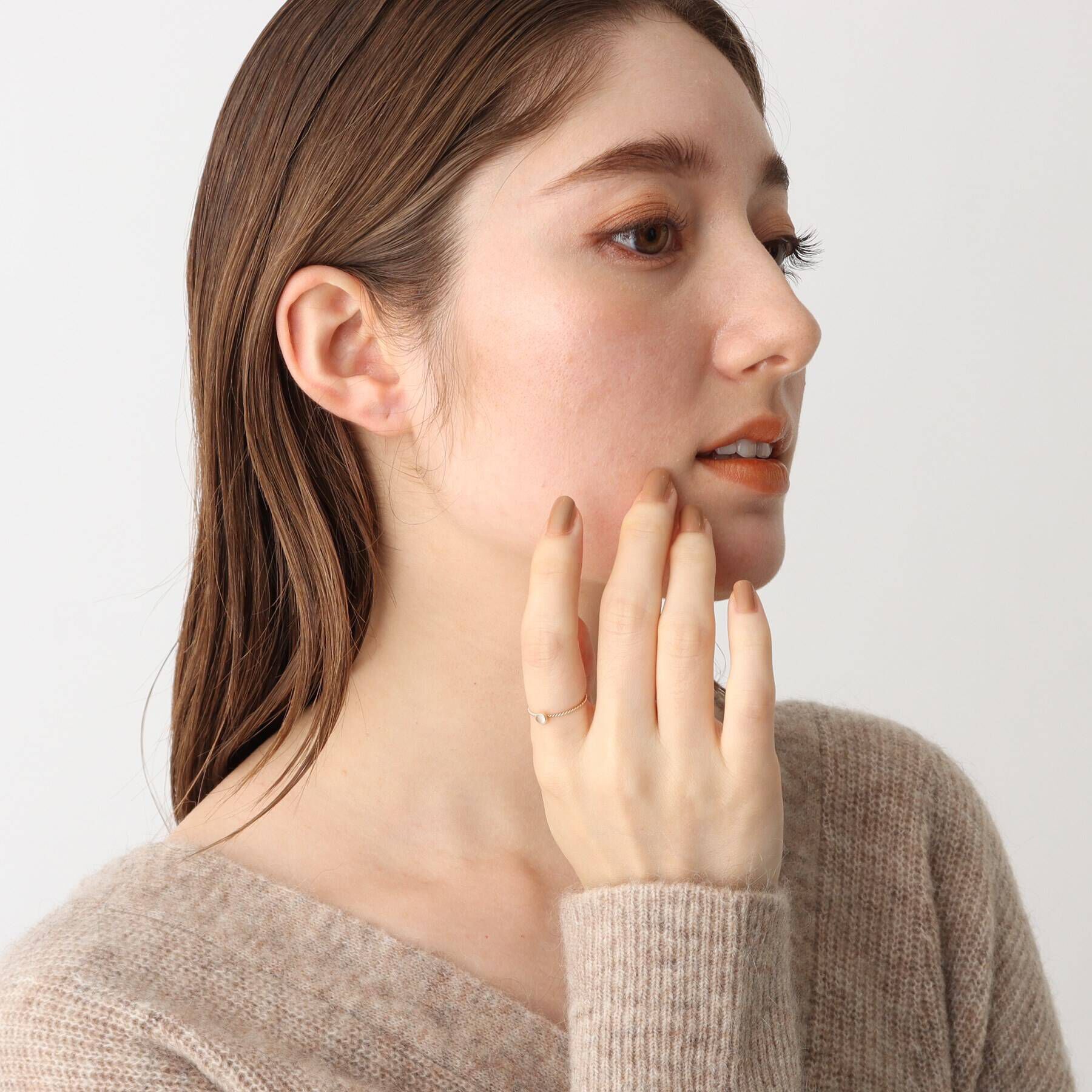 OPAQUE.CLIP「K10 天然石リング」|リング|