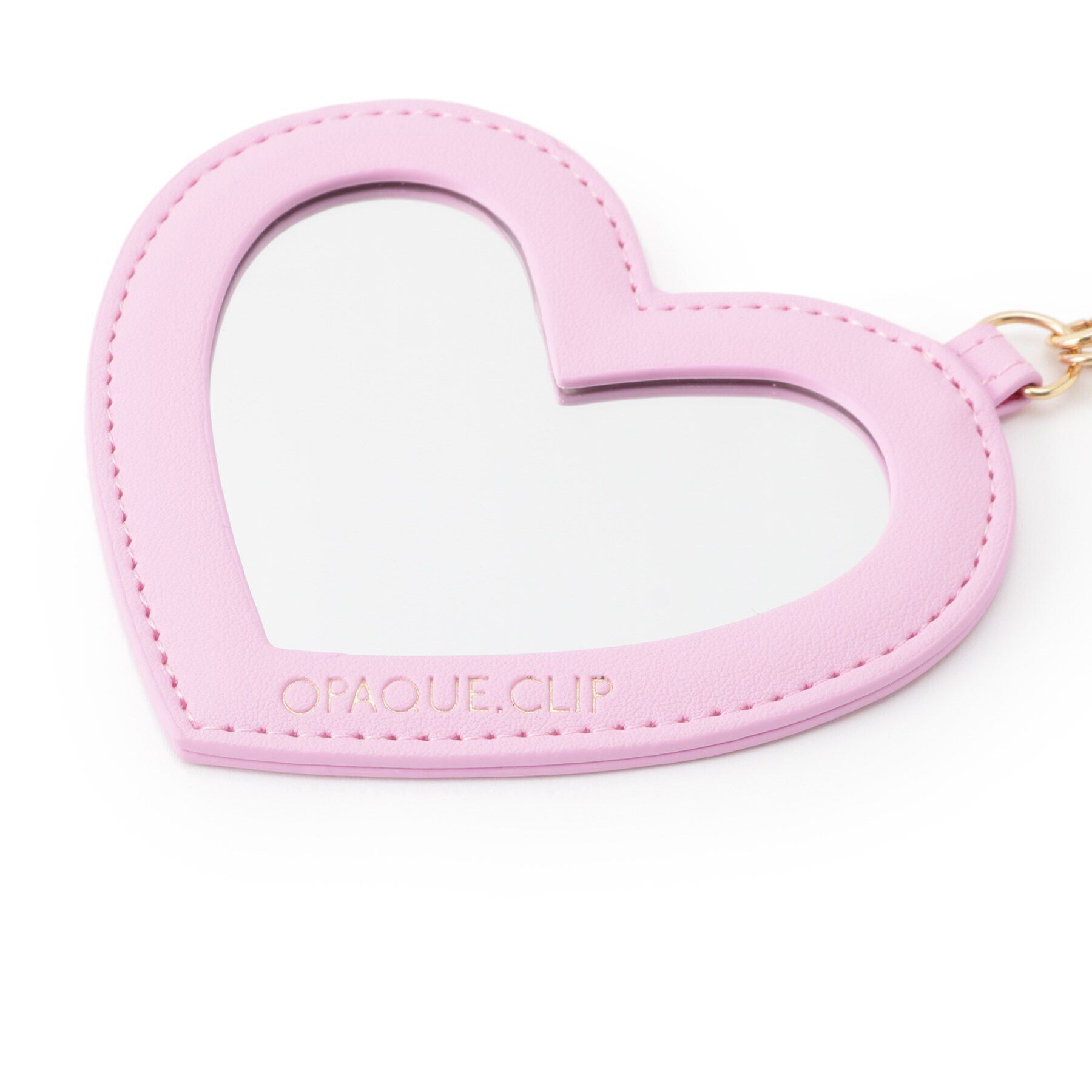 OPAQUE.CLIP「ハートシェイプミラーチャーム」|キーケース|